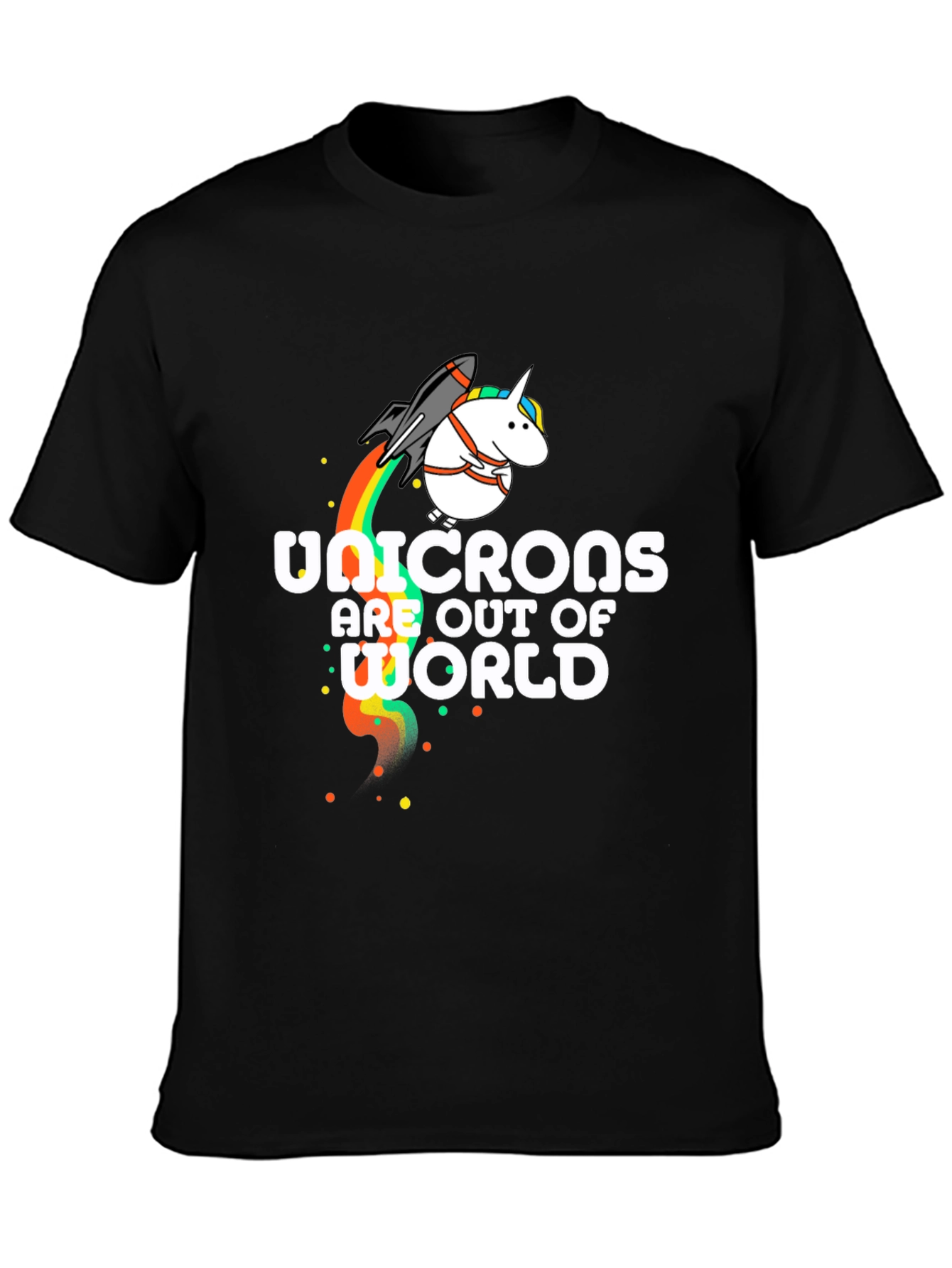 Unicorn Rocket T-Shirt - Out of This World Style!
