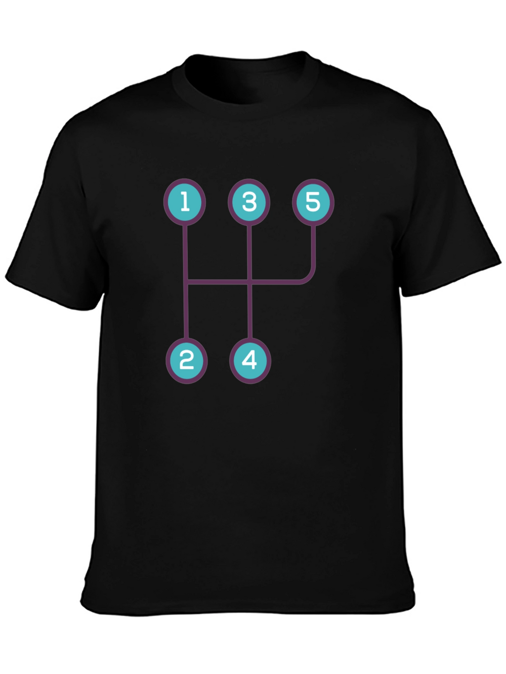 Manual Transmission Shift Pattern Graphic Tee