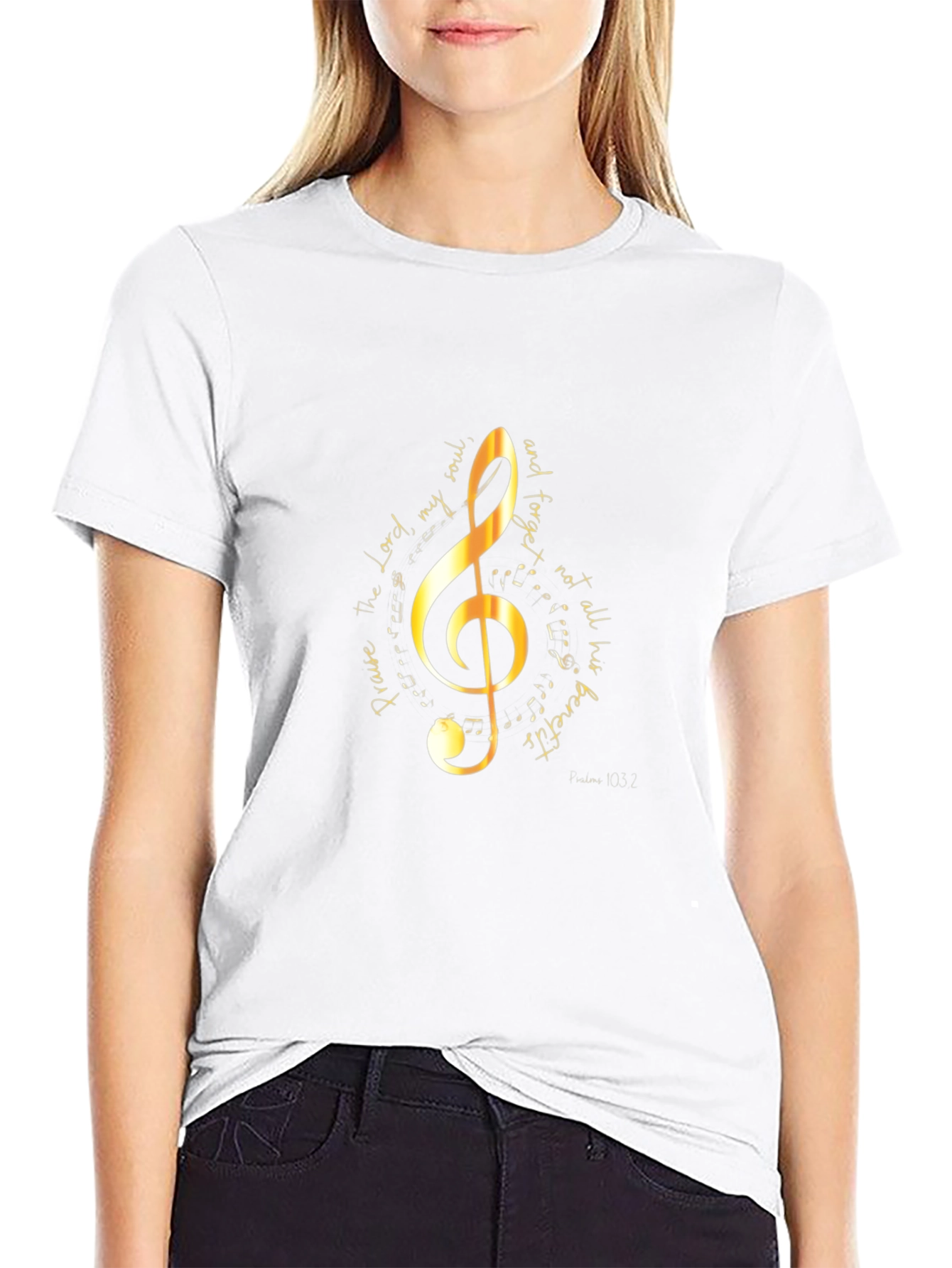 Musical Christian T-Shirt - Praise the Lord!