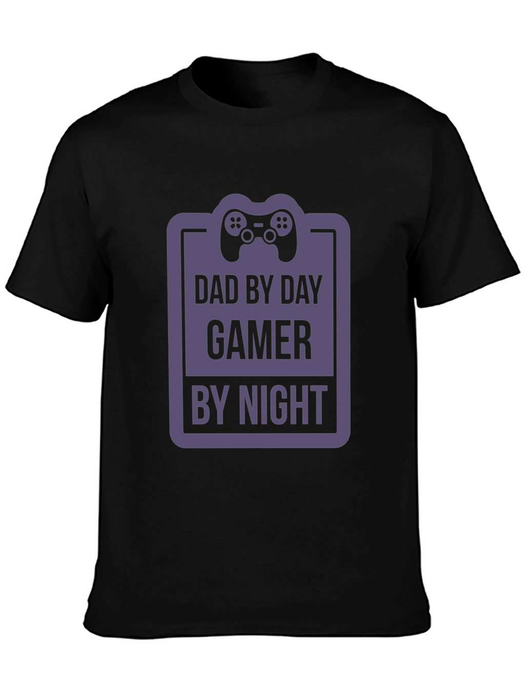 Dad By Day Gamer By Night Graphic T-Shirt