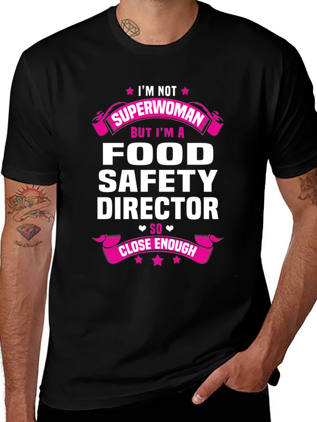 Food Safety Director T-Shirt - Not Superwoman Funny Tee