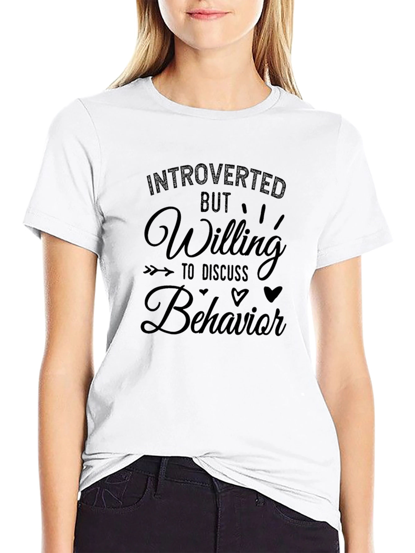 Introverted but Willing to Discuss Behavior T-Shirt