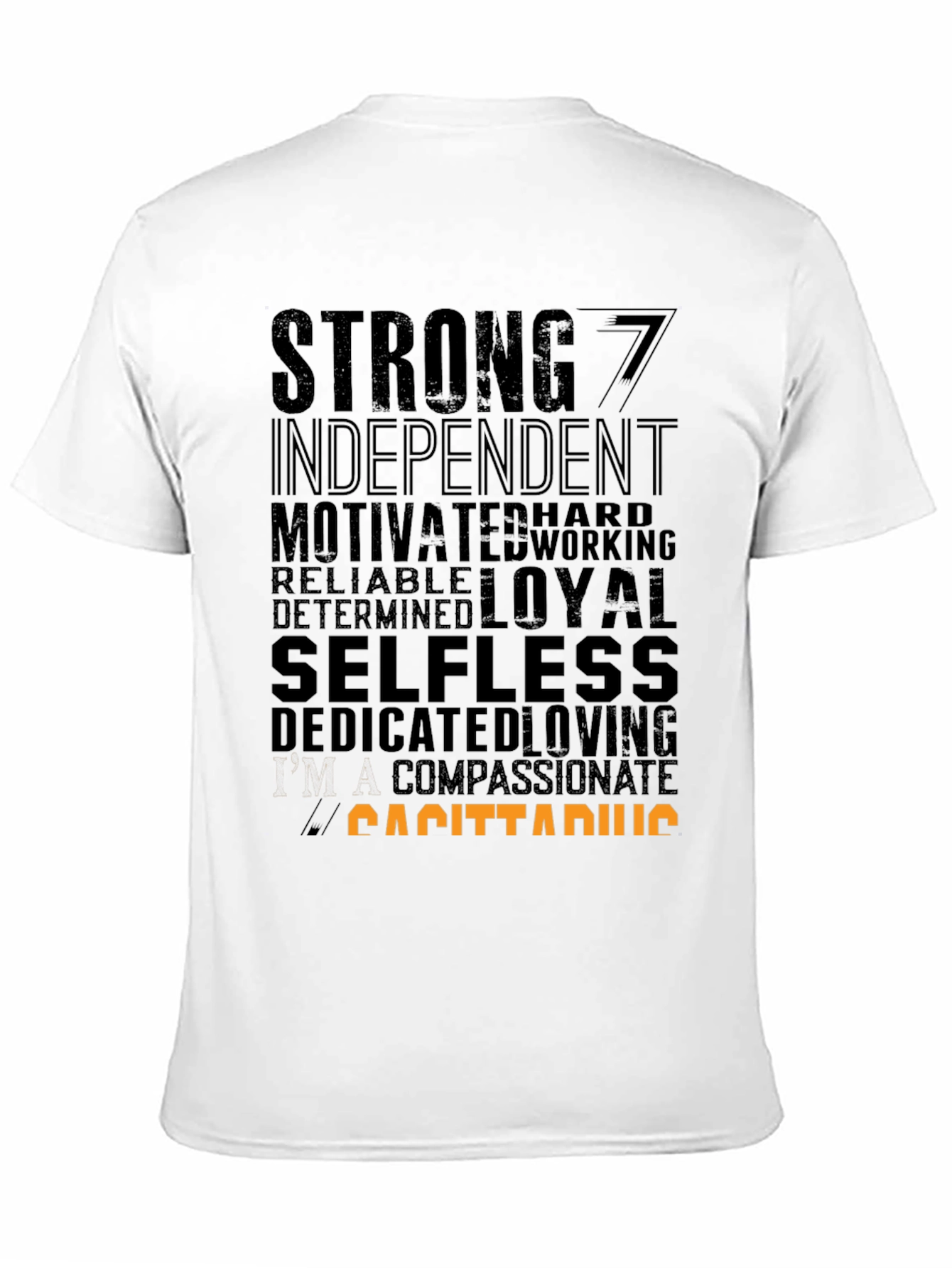 Sagittarius Zodiac Sign T-Shirt - Strong Loyal Selfless