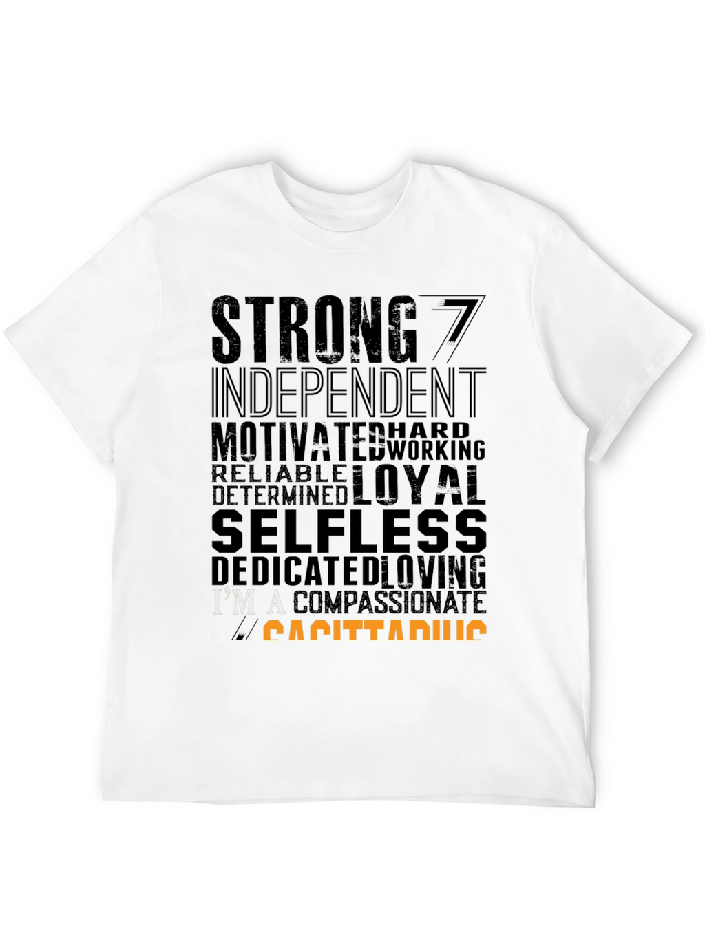 Sagittarius Zodiac Sign T-Shirt - Strong Loyal Selfless