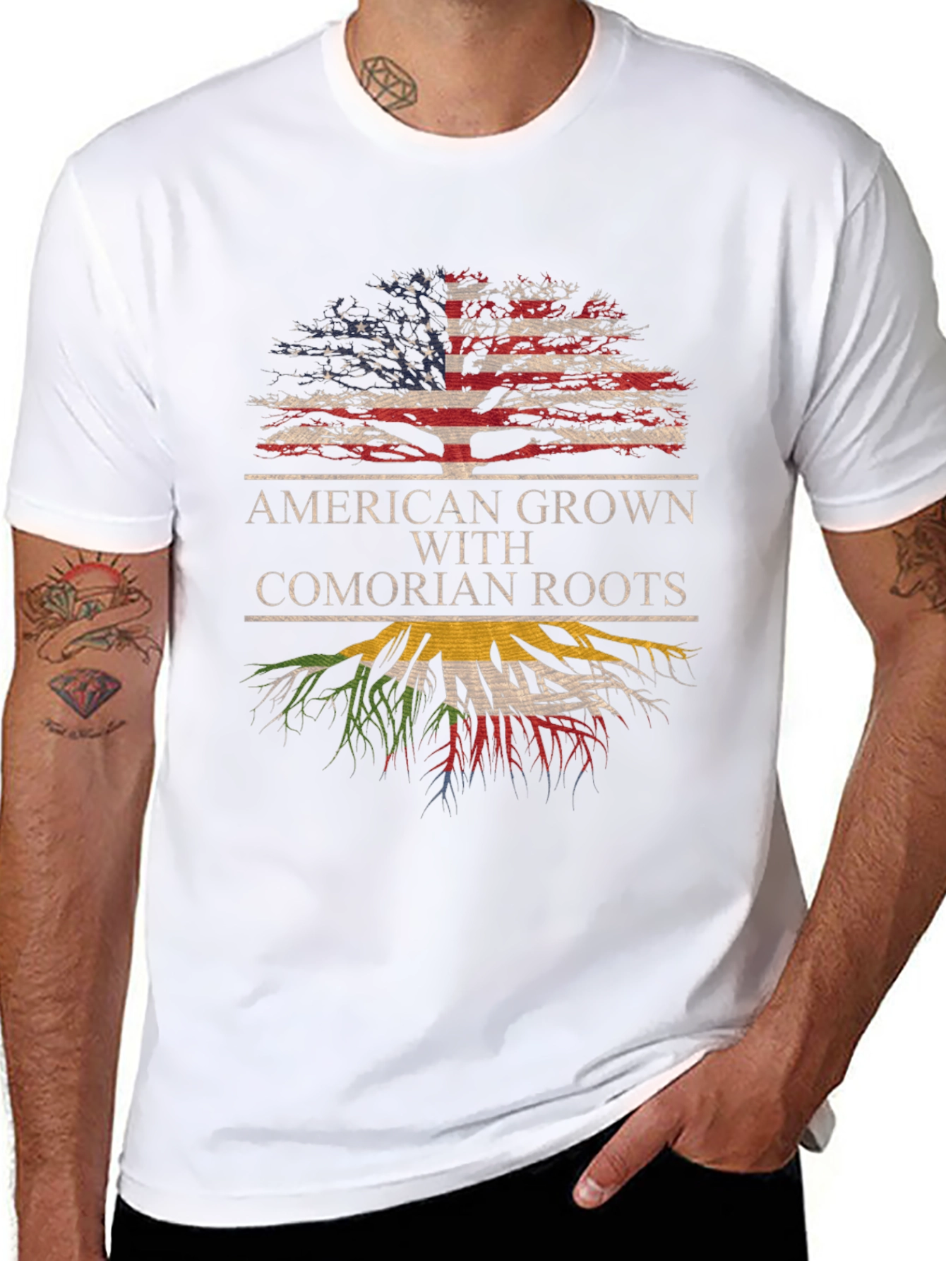 American Grown with Comorian Roots T-Shirt