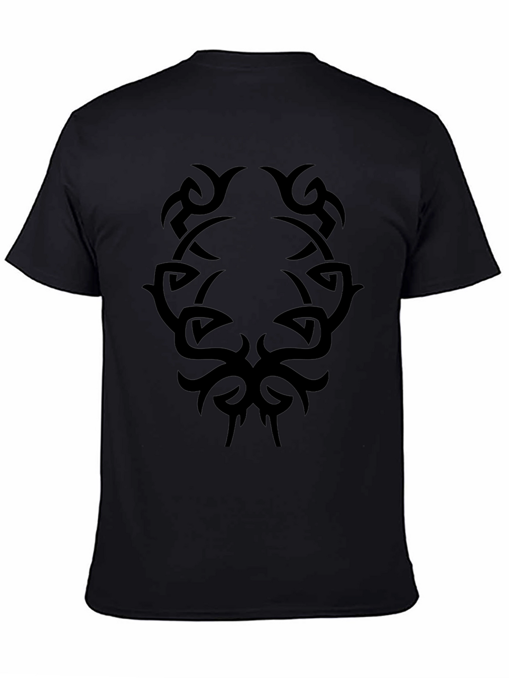 Mens Black Tribal Tattoo Graphic Tee
