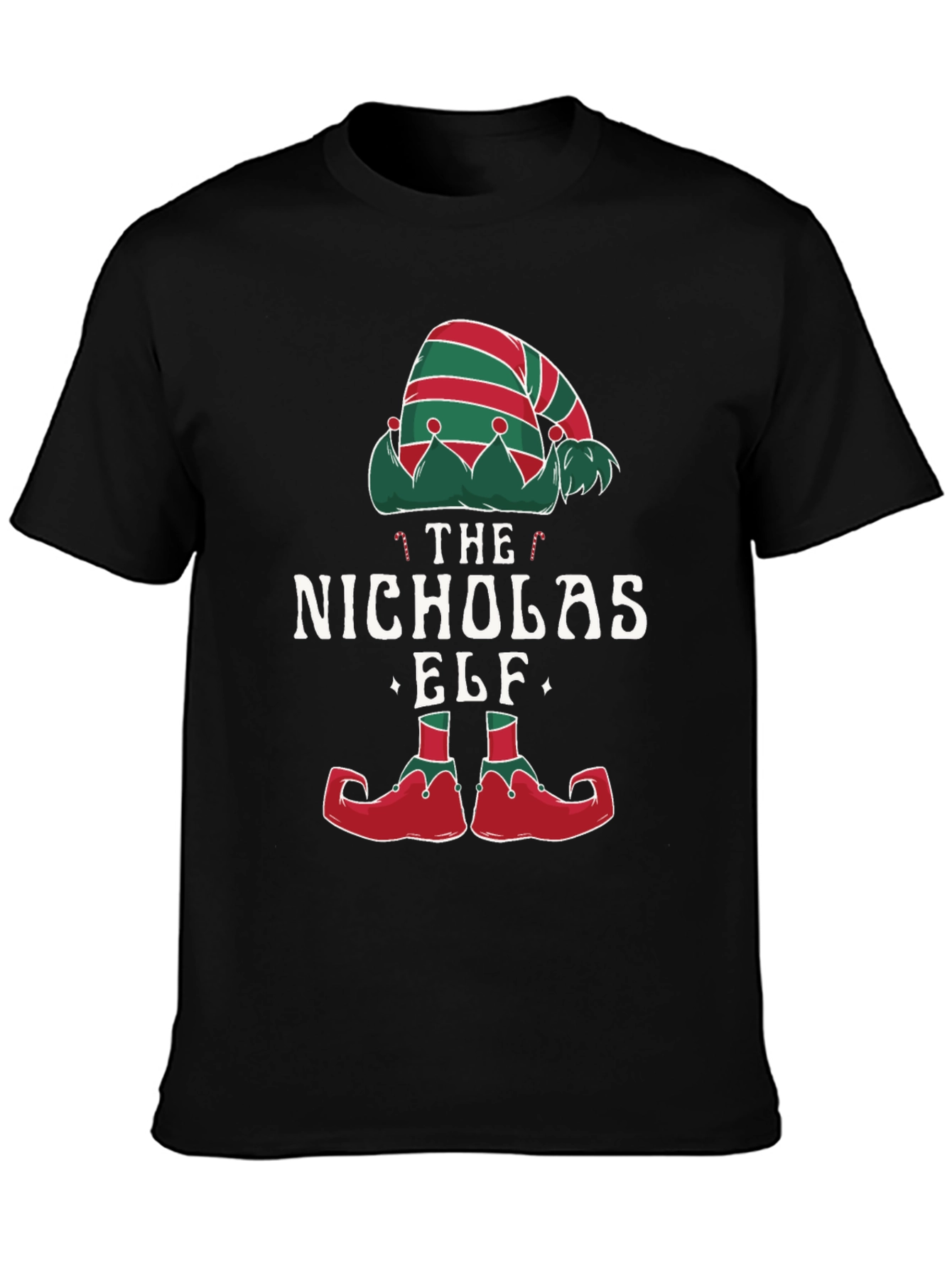 The Nicholas Elf Christmas T-Shirt - Holiday Family Matching Tee