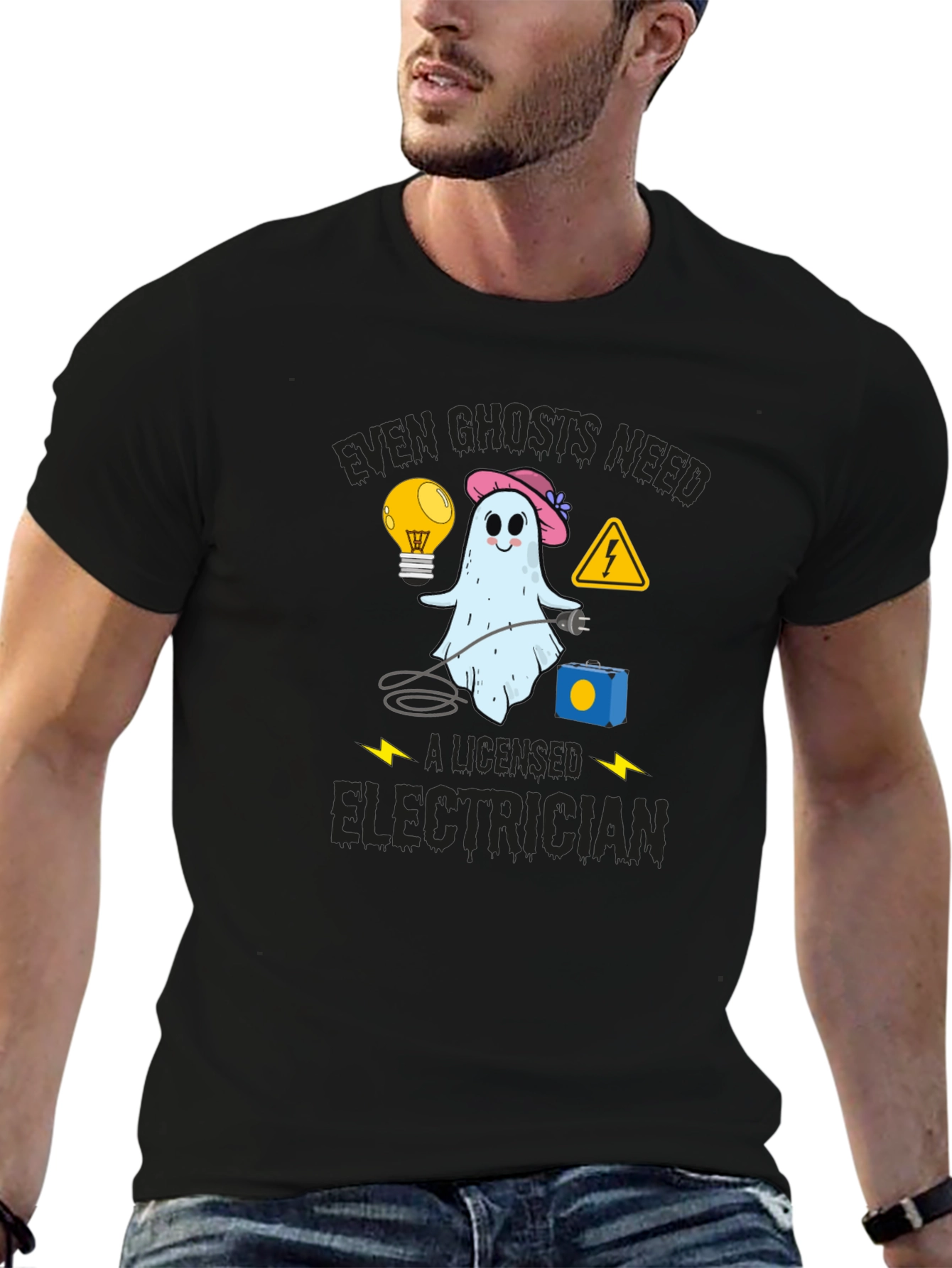 Ghost Electrician T-Shirt