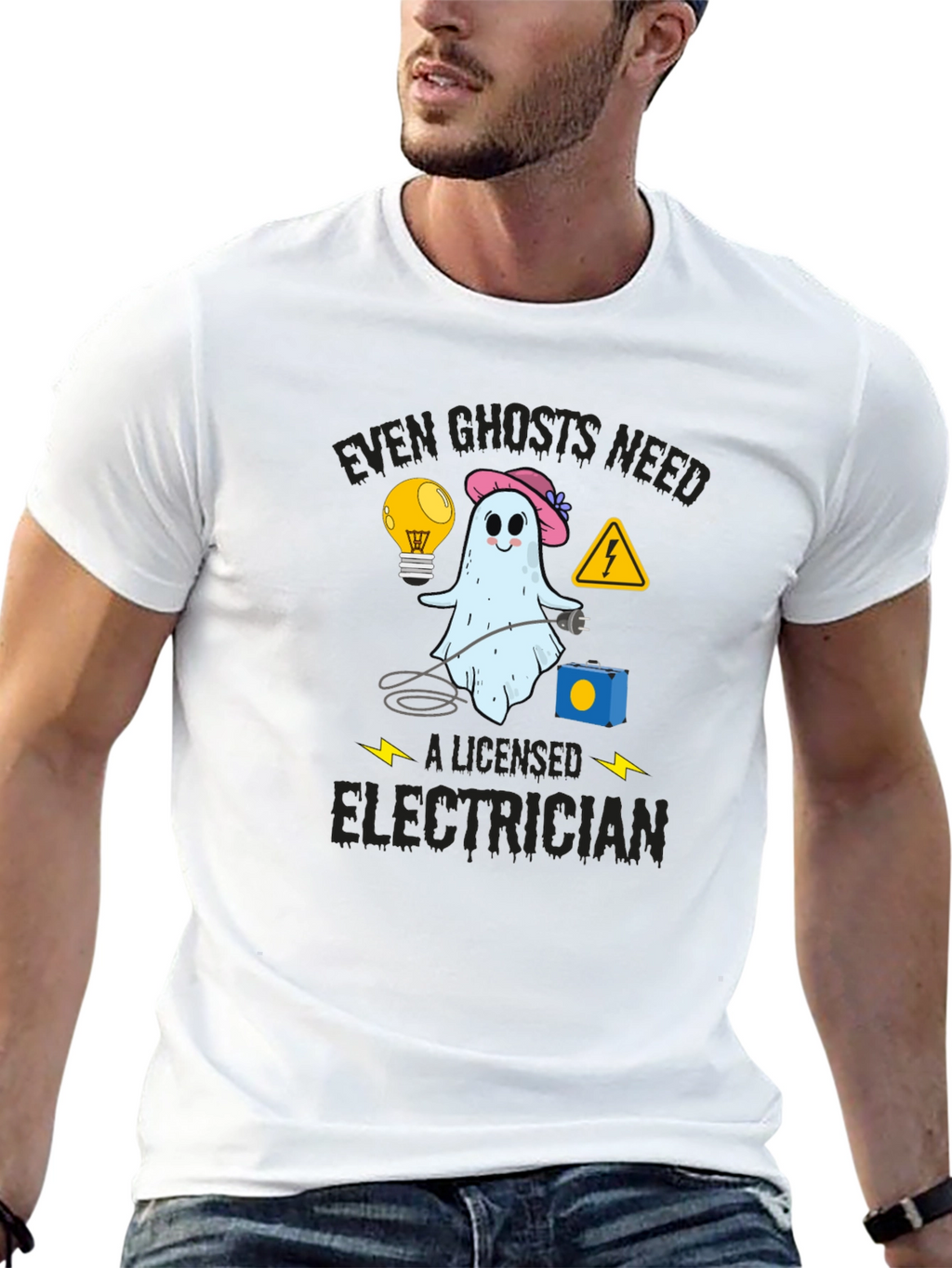 Ghost Electrician T-Shirt
