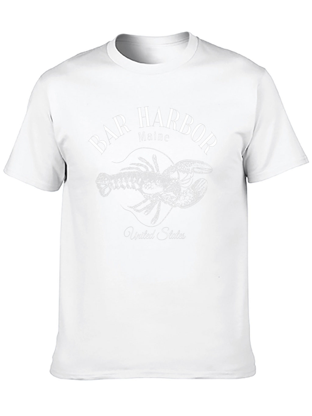 Bar Harbor Maine Lobster Graphic Tee - Black