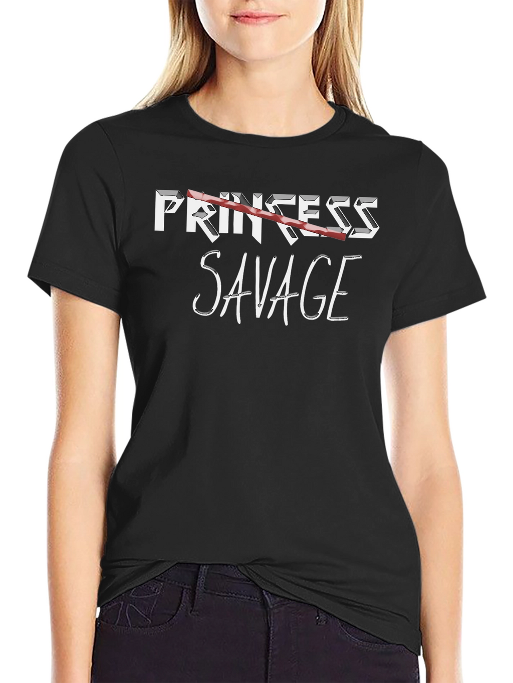 Savage Graphic Tee - Edgy & Bold T-Shirt