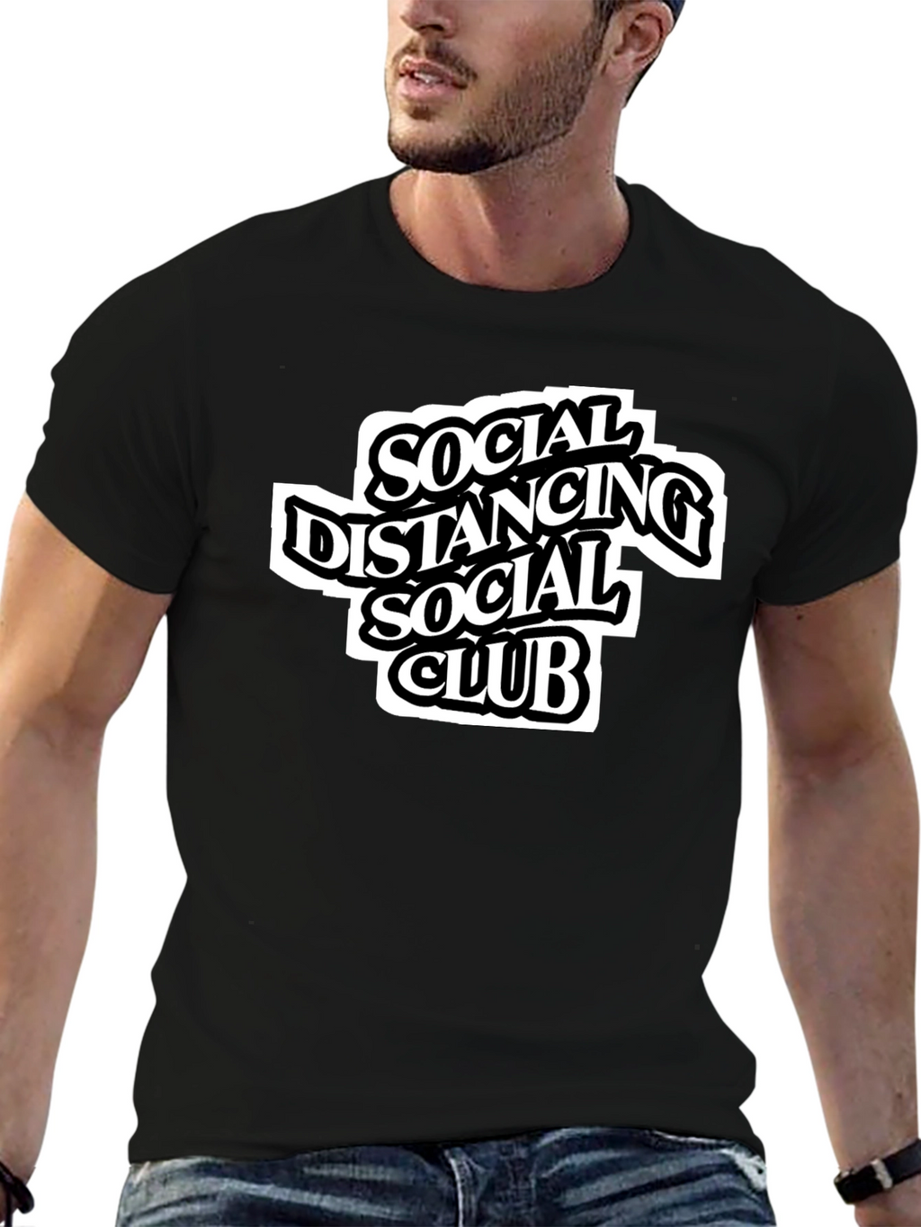 Social Distancing Club Graphic Tee