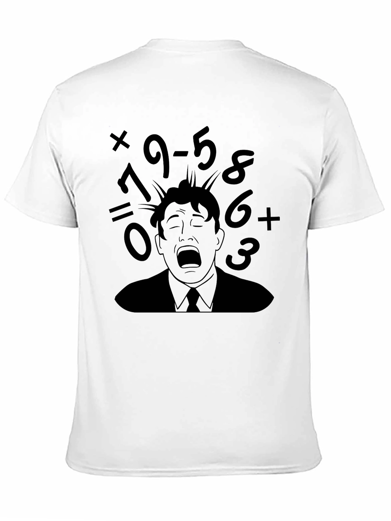 Math Overload T-Shirt - Mens Black Graphic Tee