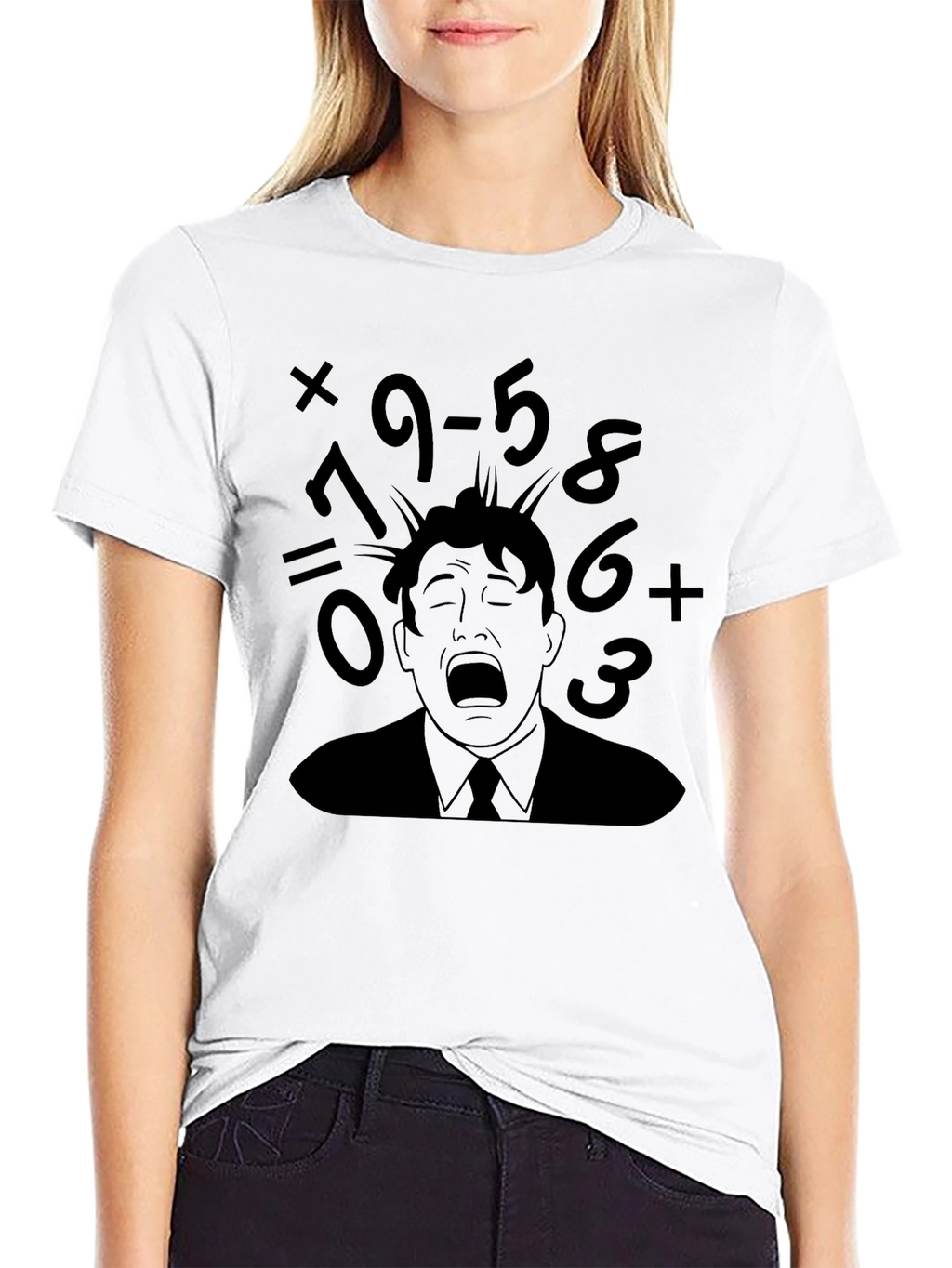 Math Overload T-Shirt - Mens Black Graphic Tee