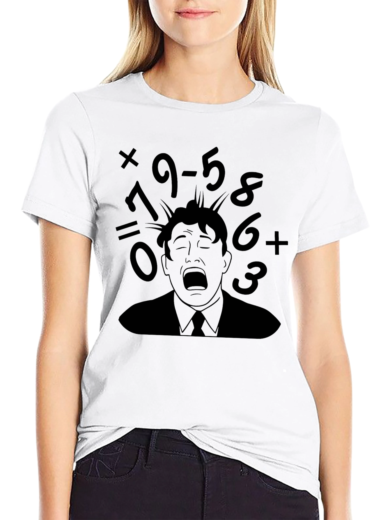 Math Overload T-Shirt - Mens Black Graphic Tee