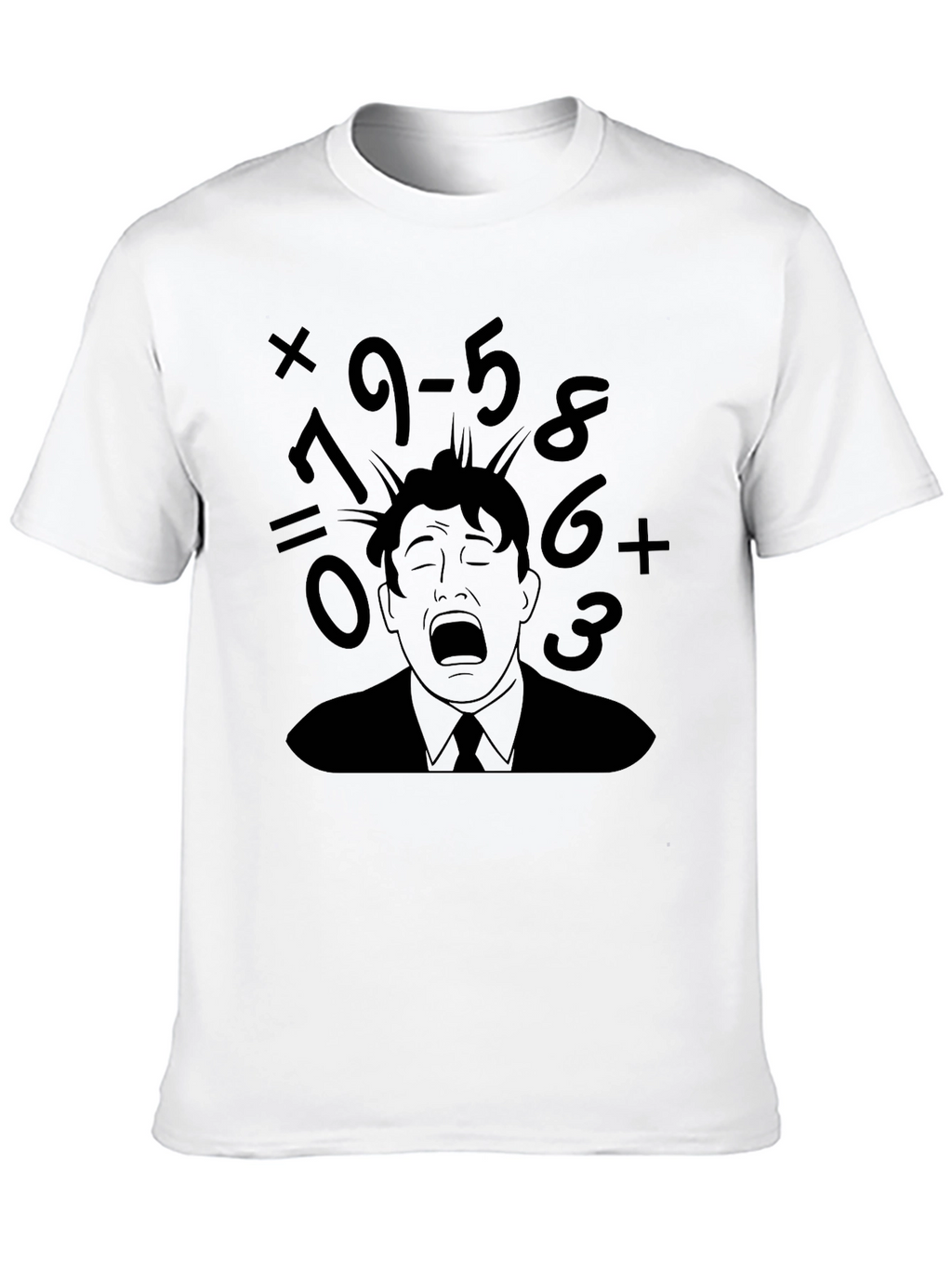 Math Overload T-Shirt - Mens Black Graphic Tee