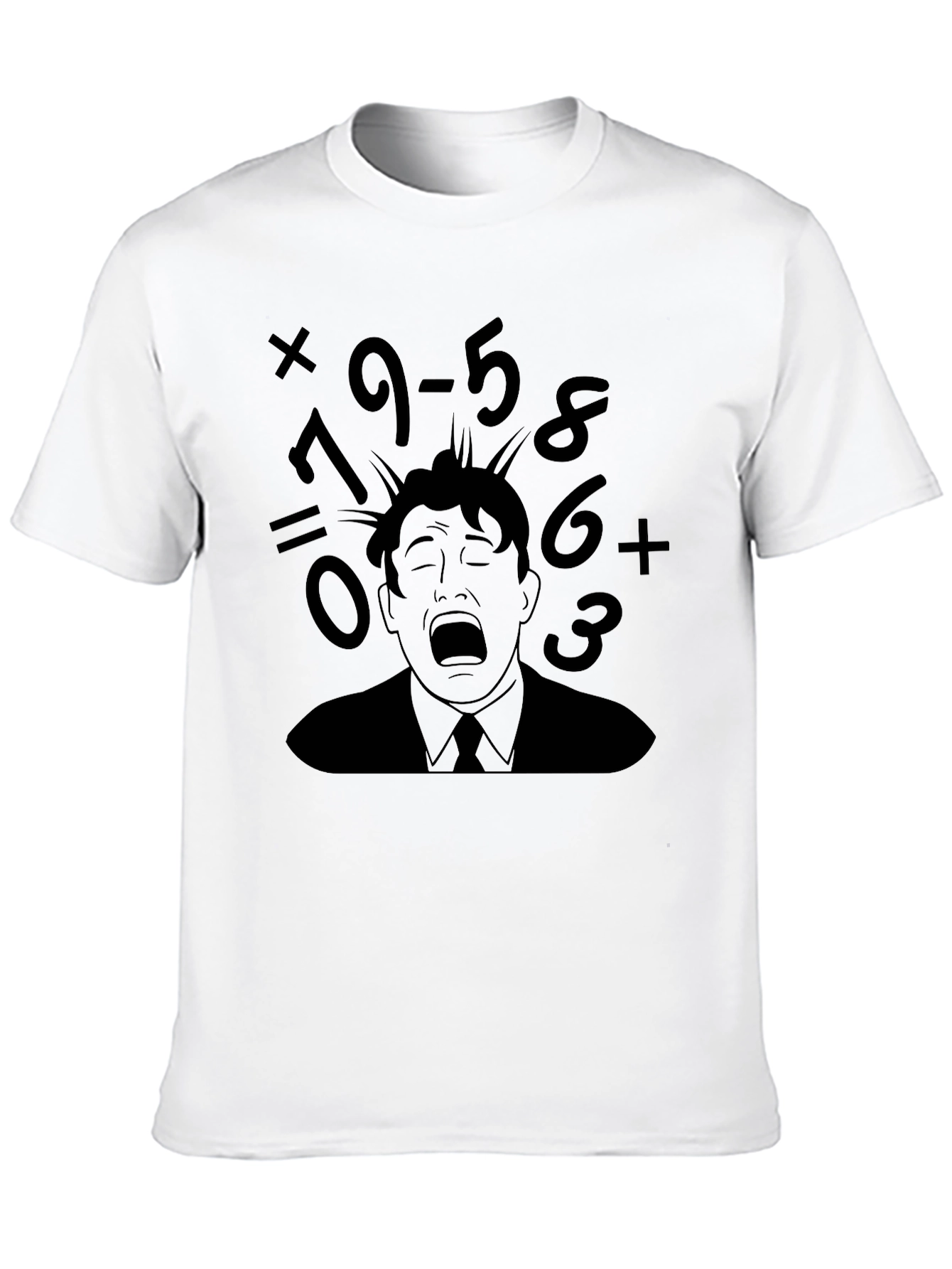 Math Overload T-Shirt - Mens Black Graphic Tee