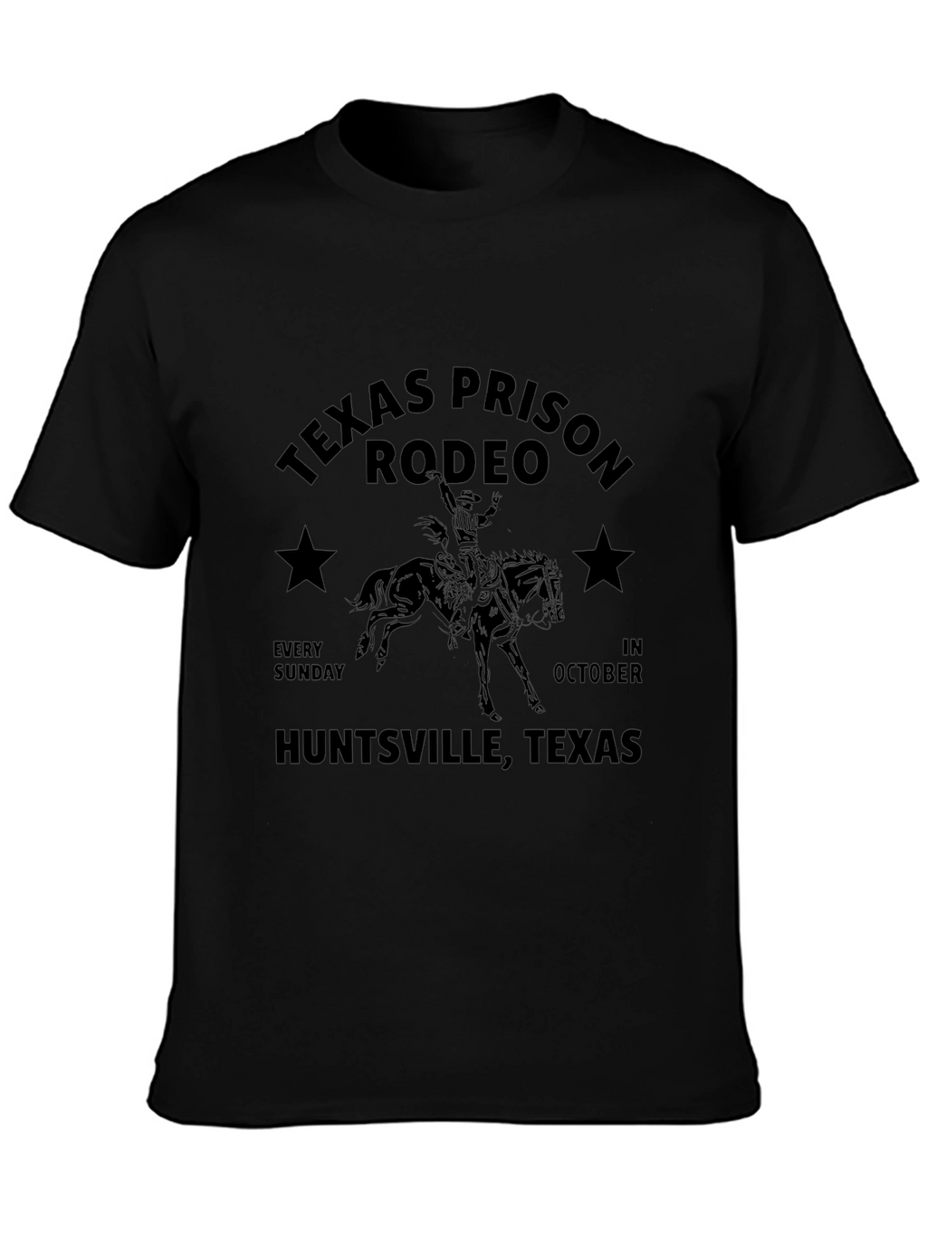 Texas Prison Rodeo Black T-Shirt