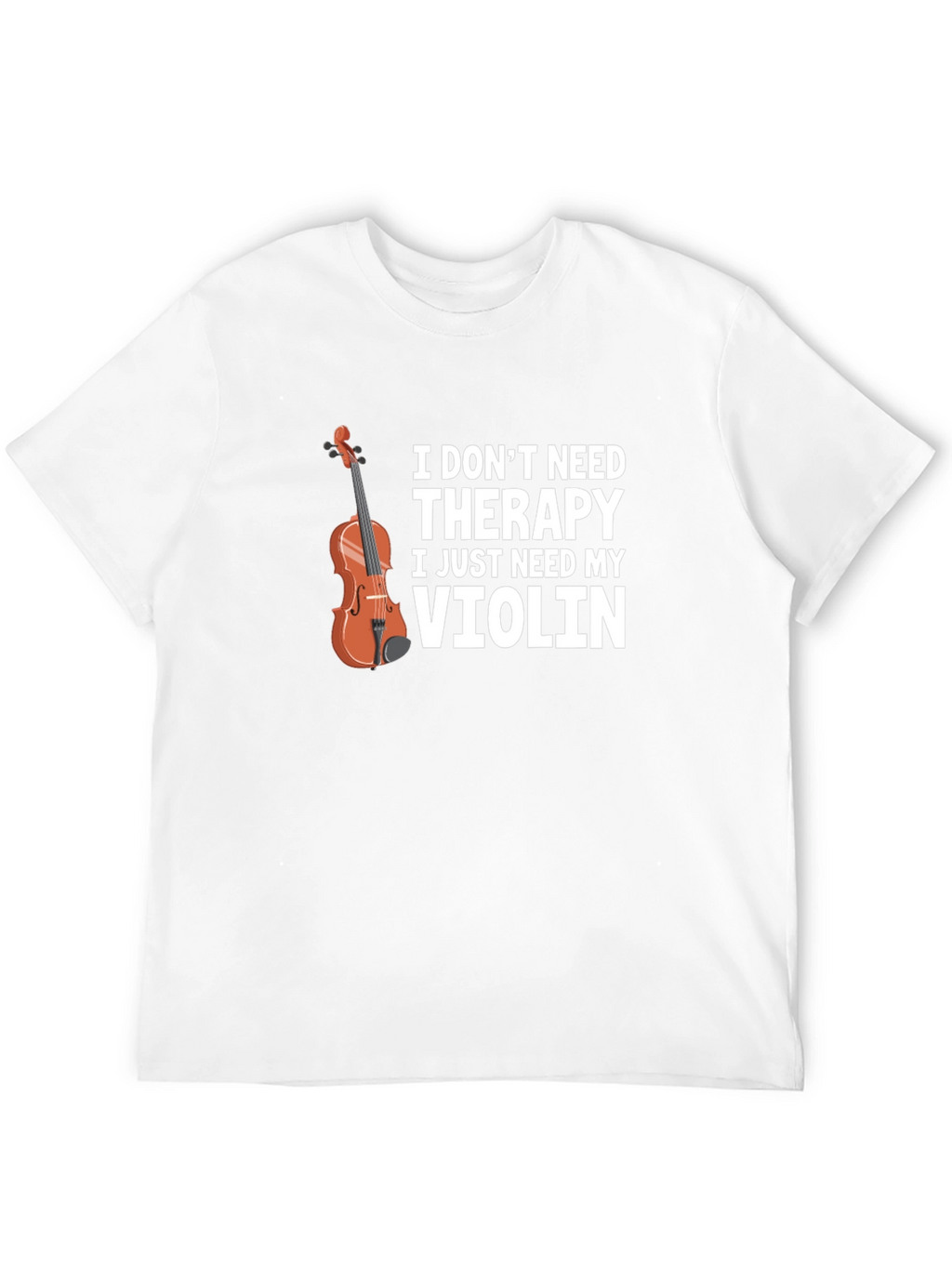 Therapy Violin Graphic Tee Shirt