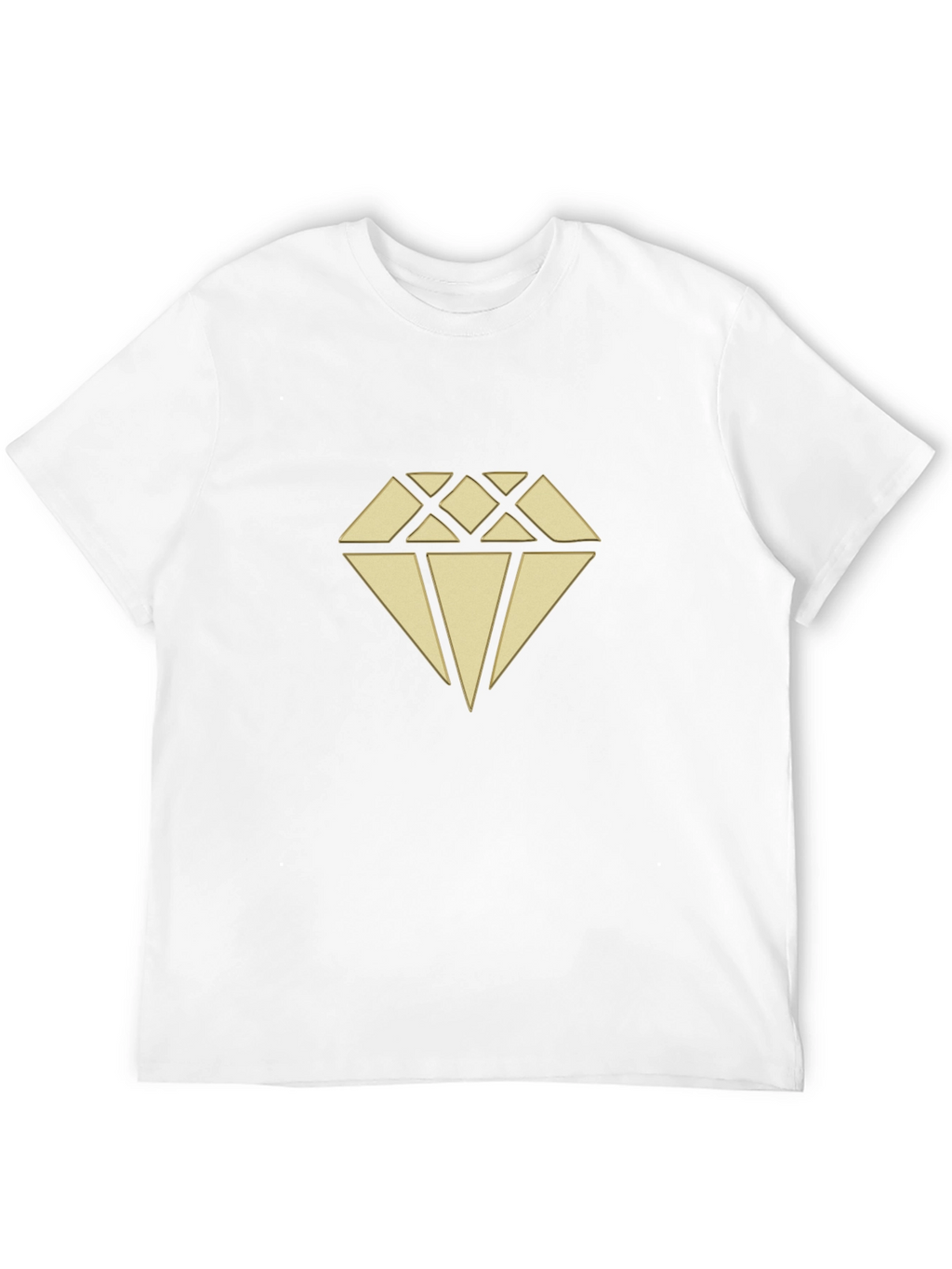 Diamond Graphic Print Crew Neck T-Shirt