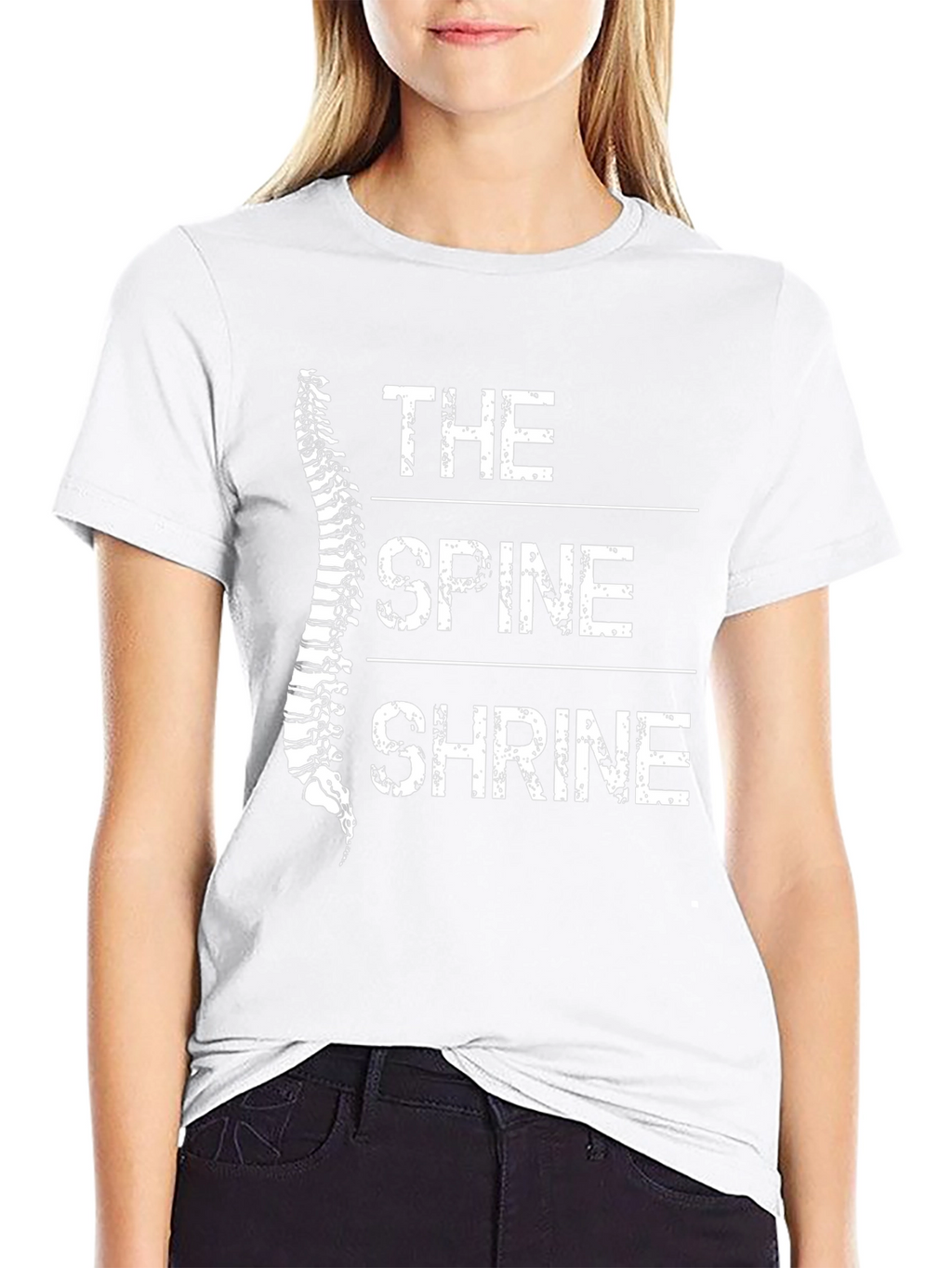 The Spine Shrine Graphic T-Shirt - Black