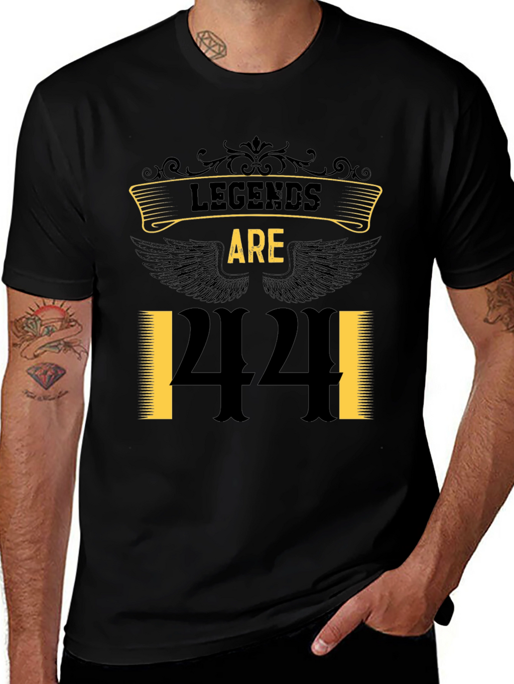 Legends are 44 T-Shirt - Black