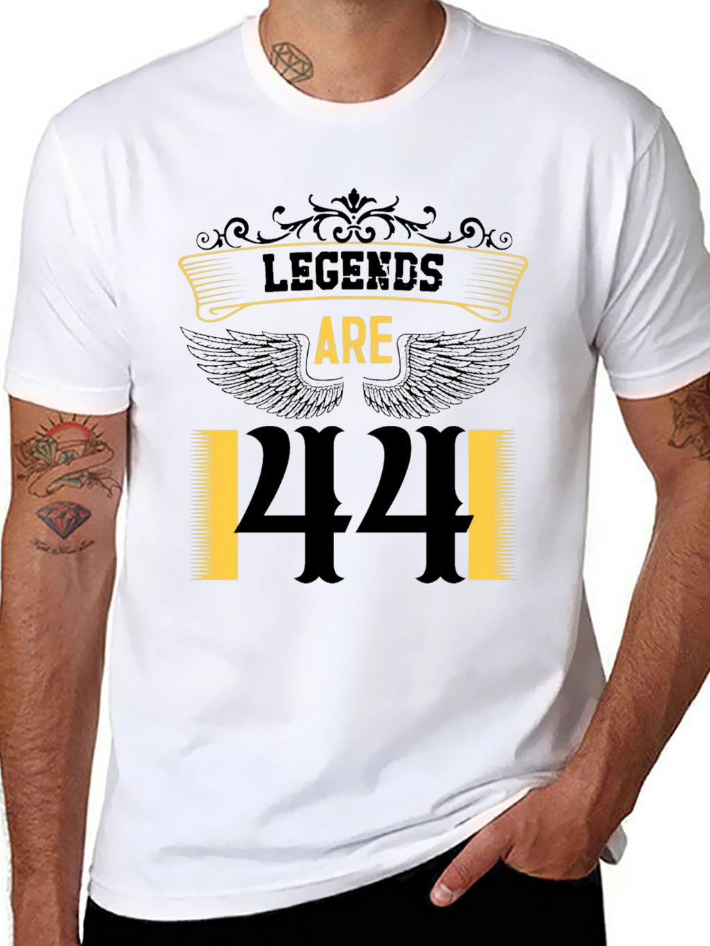 Legends are 44 T-Shirt - Black