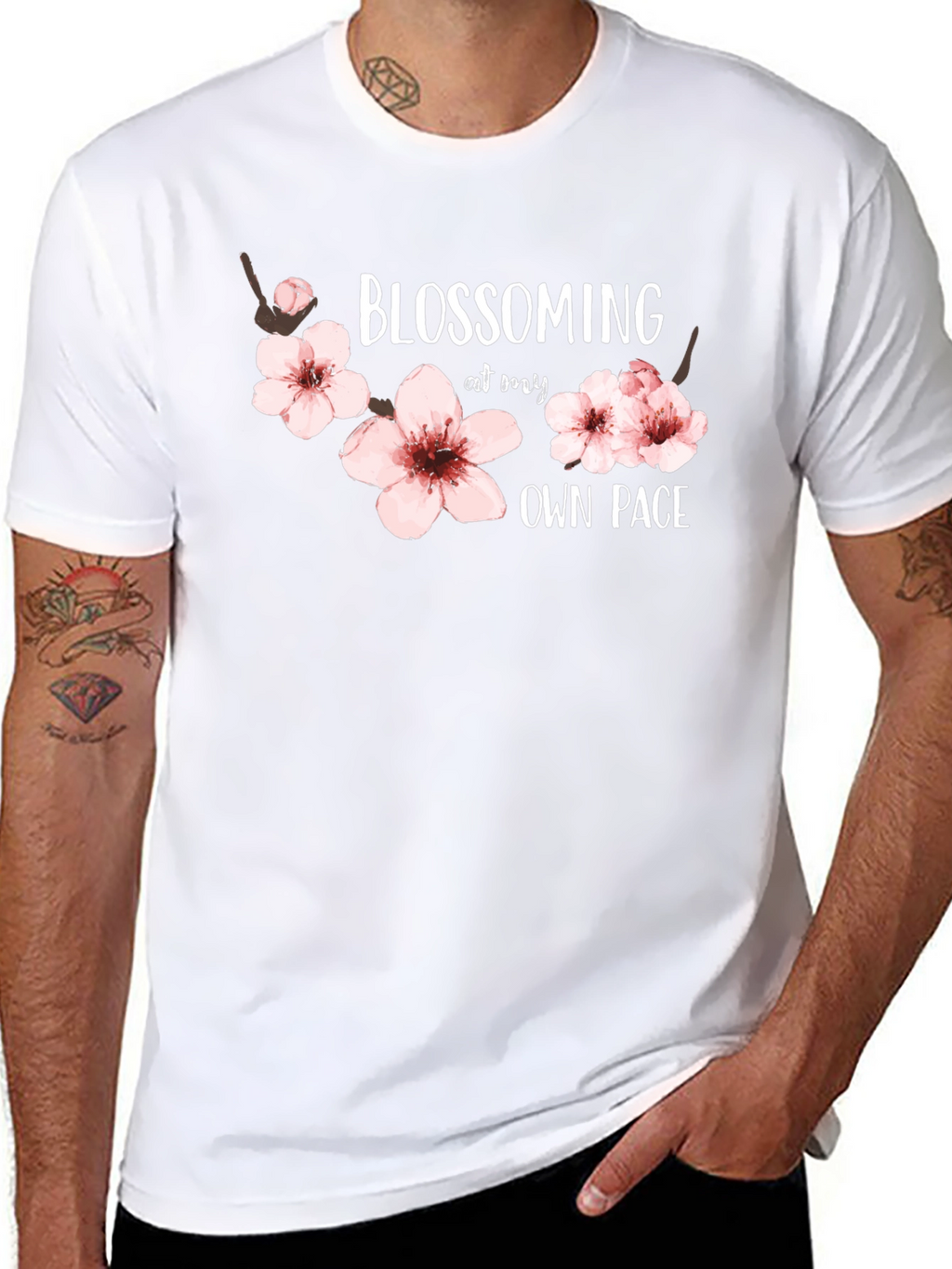 Blossoming At My Own Pace Graphic Tee
