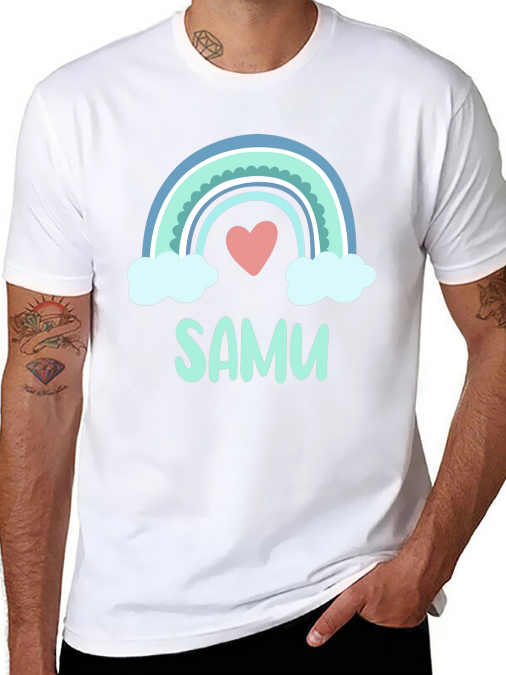 SAMU Rainbow Heart T-Shirt