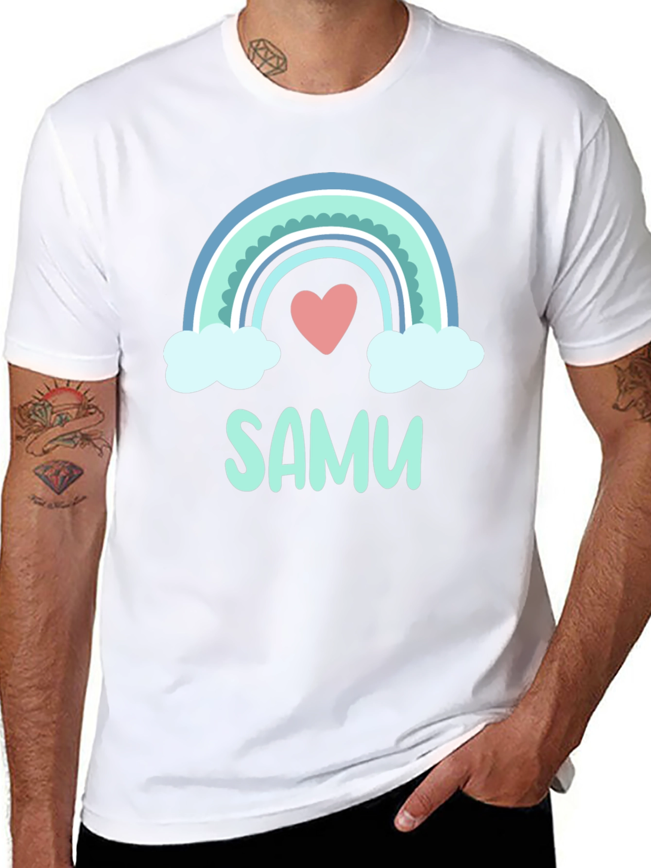 SAMU Rainbow Heart T-Shirt