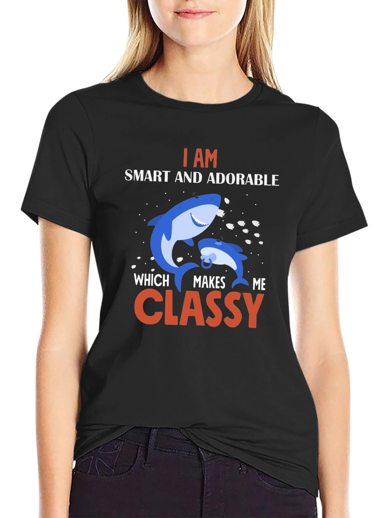 Smart & Classy Shark Graphic Tee
