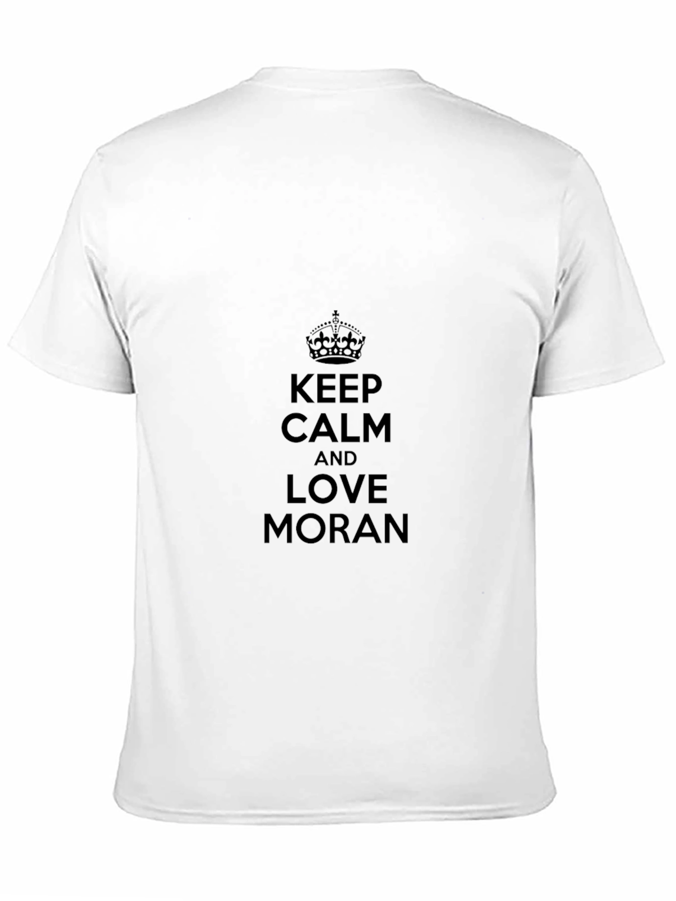 Keep Calm & Love Moran Black T-Shirt