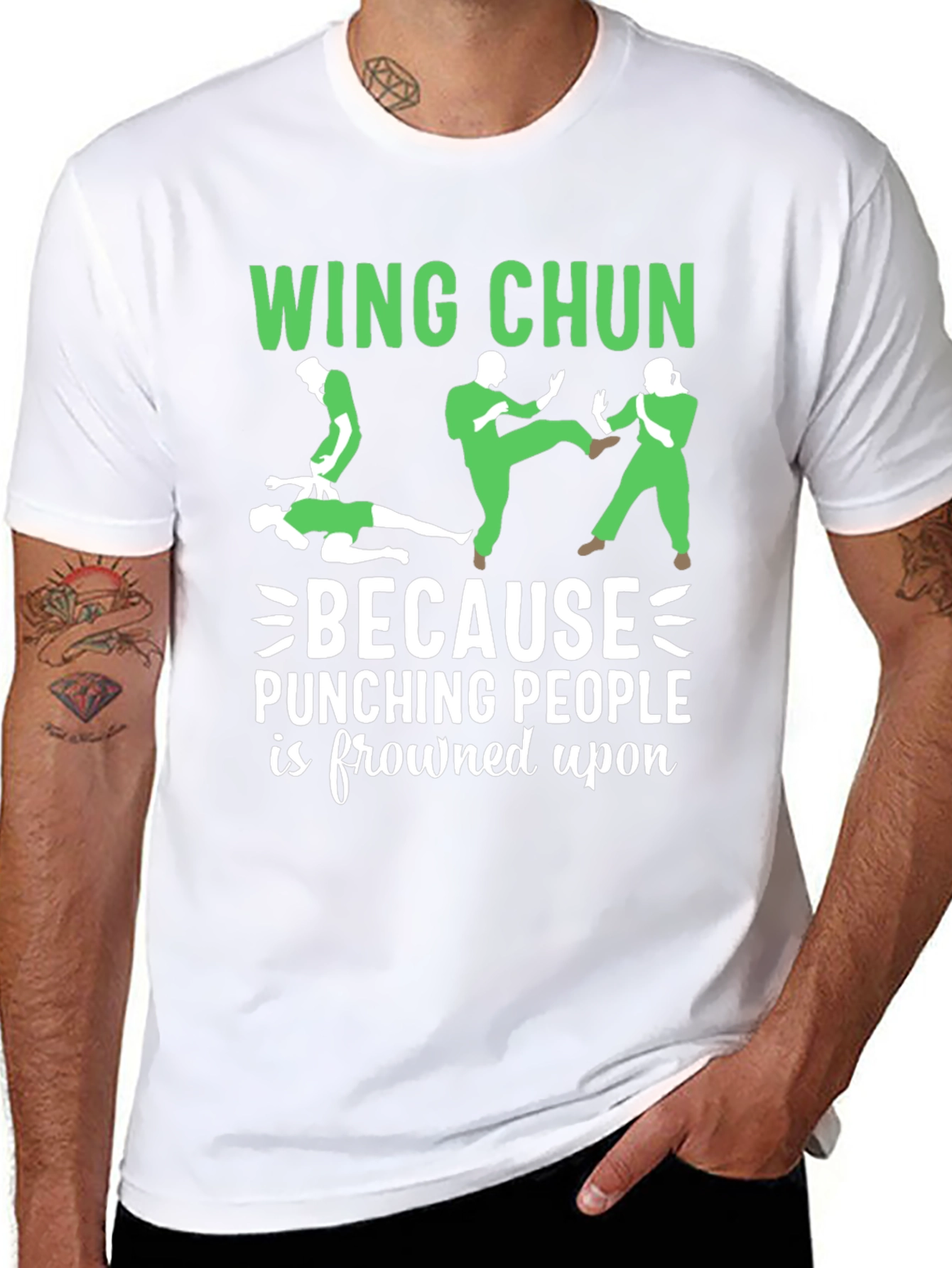 Wing Chun Martial Arts Graphic T-Shirt