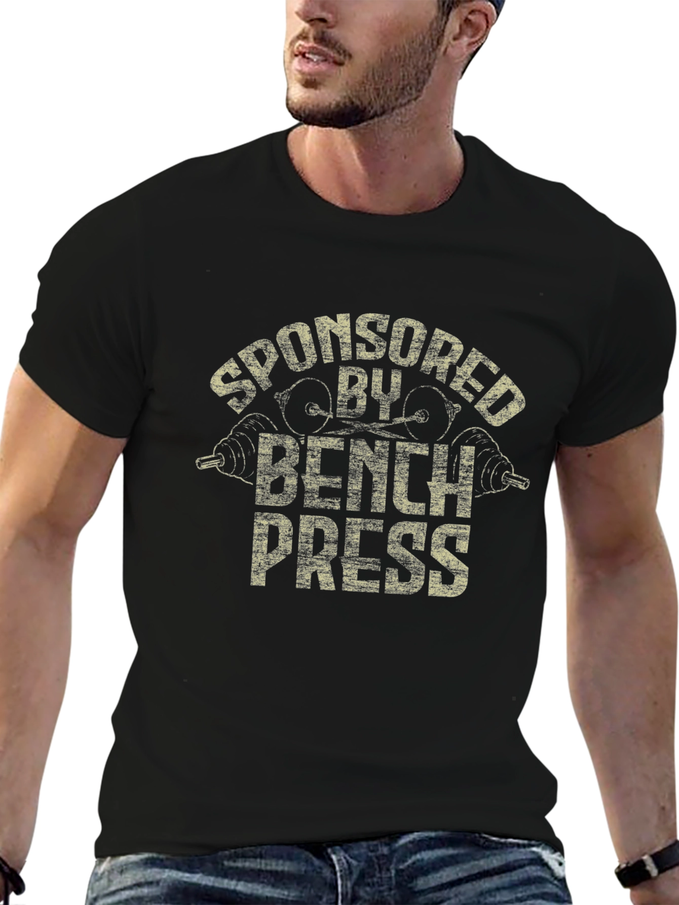 Sponsored by Bench Press Graphic T-Shirt