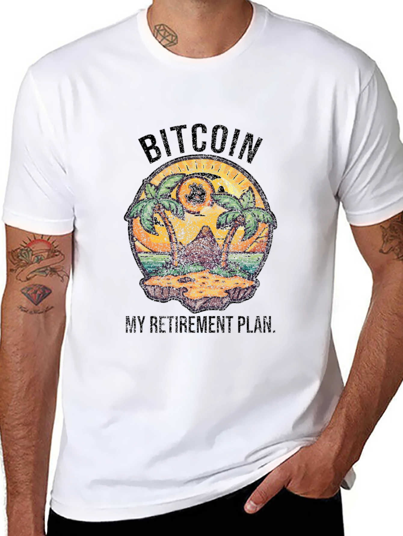 Bitcoin Retirement Plan Graphic Tee