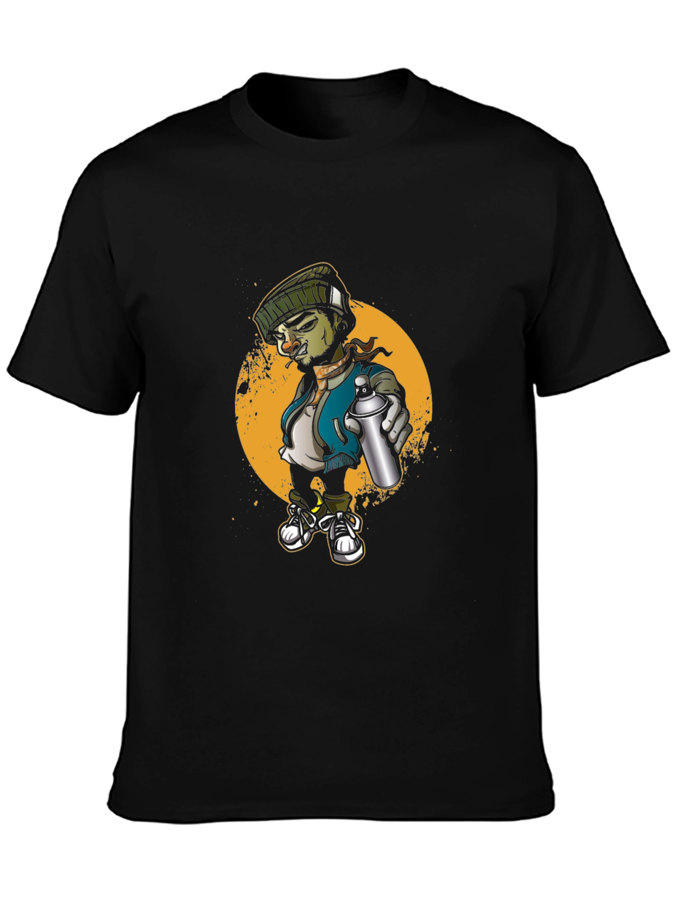 Urban Graffiti Artist T-Shirt: Cool Street Art Design