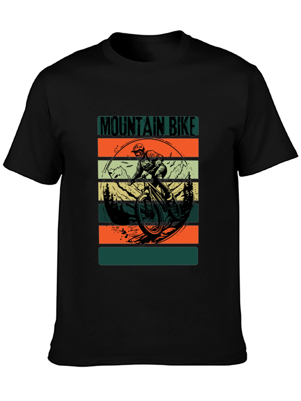 Mountain Bike Graphic Tee - Black