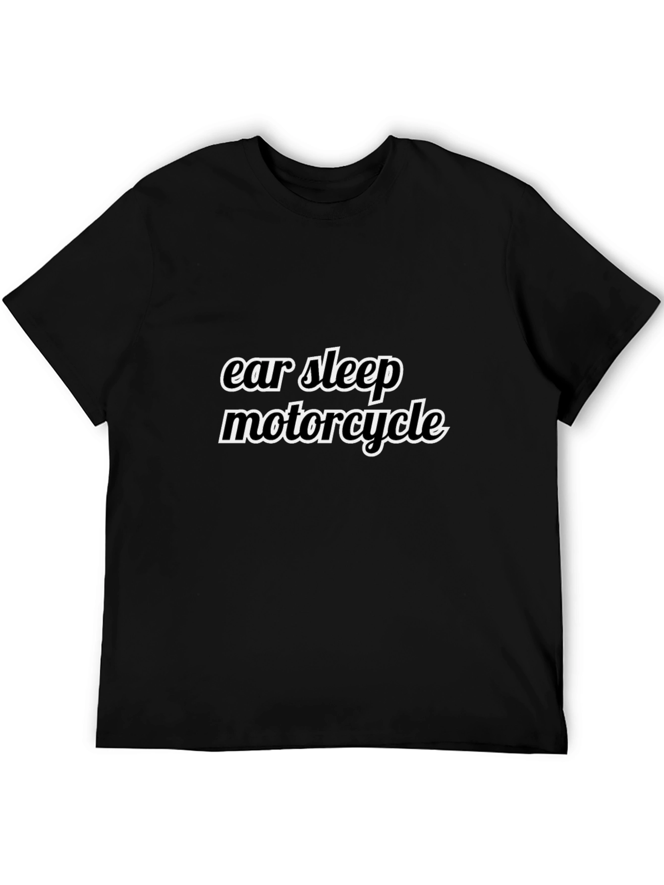 Eat Sleep Motorcycle T-Shirt - Black