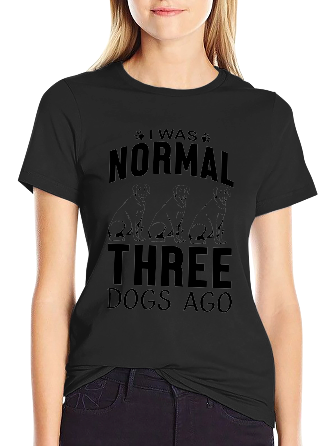 Normal Three Dogs Ago Graphic Tee