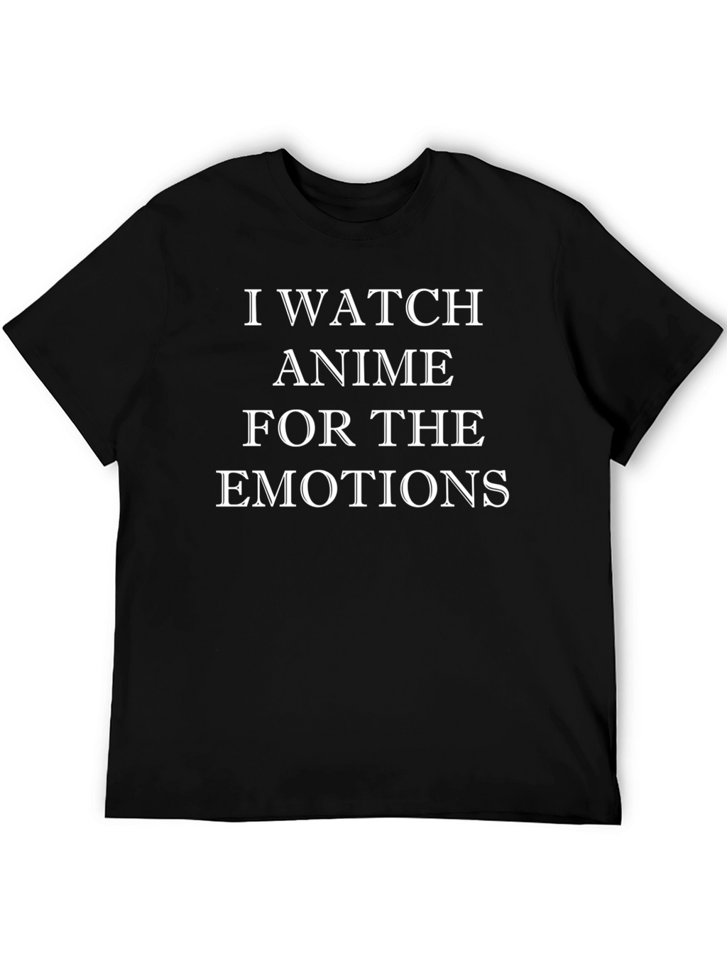 Anime Emotions Black T-Shirt