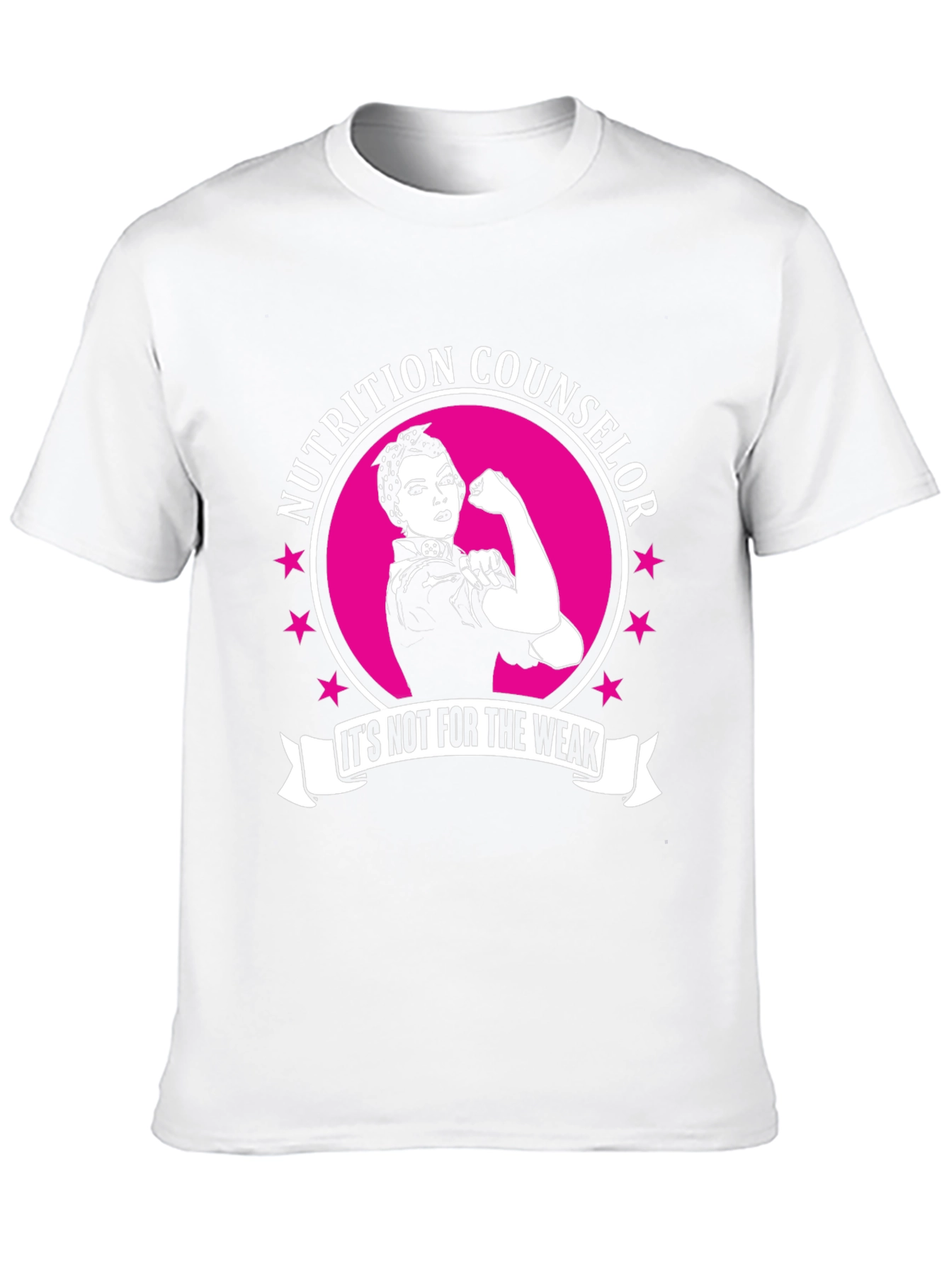 Nutrition Counselor T-Shirt: Strong Woman Design