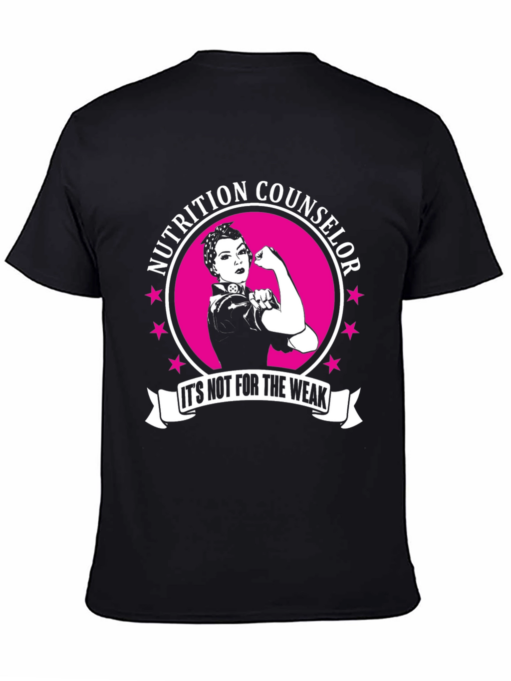 Nutrition Counselor T-Shirt: Strong Woman Design
