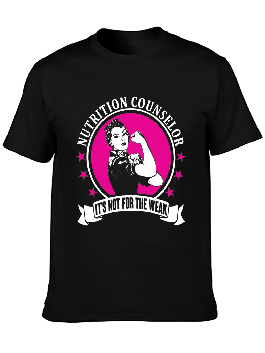 Nutrition Counselor T-Shirt: Strong Woman Design