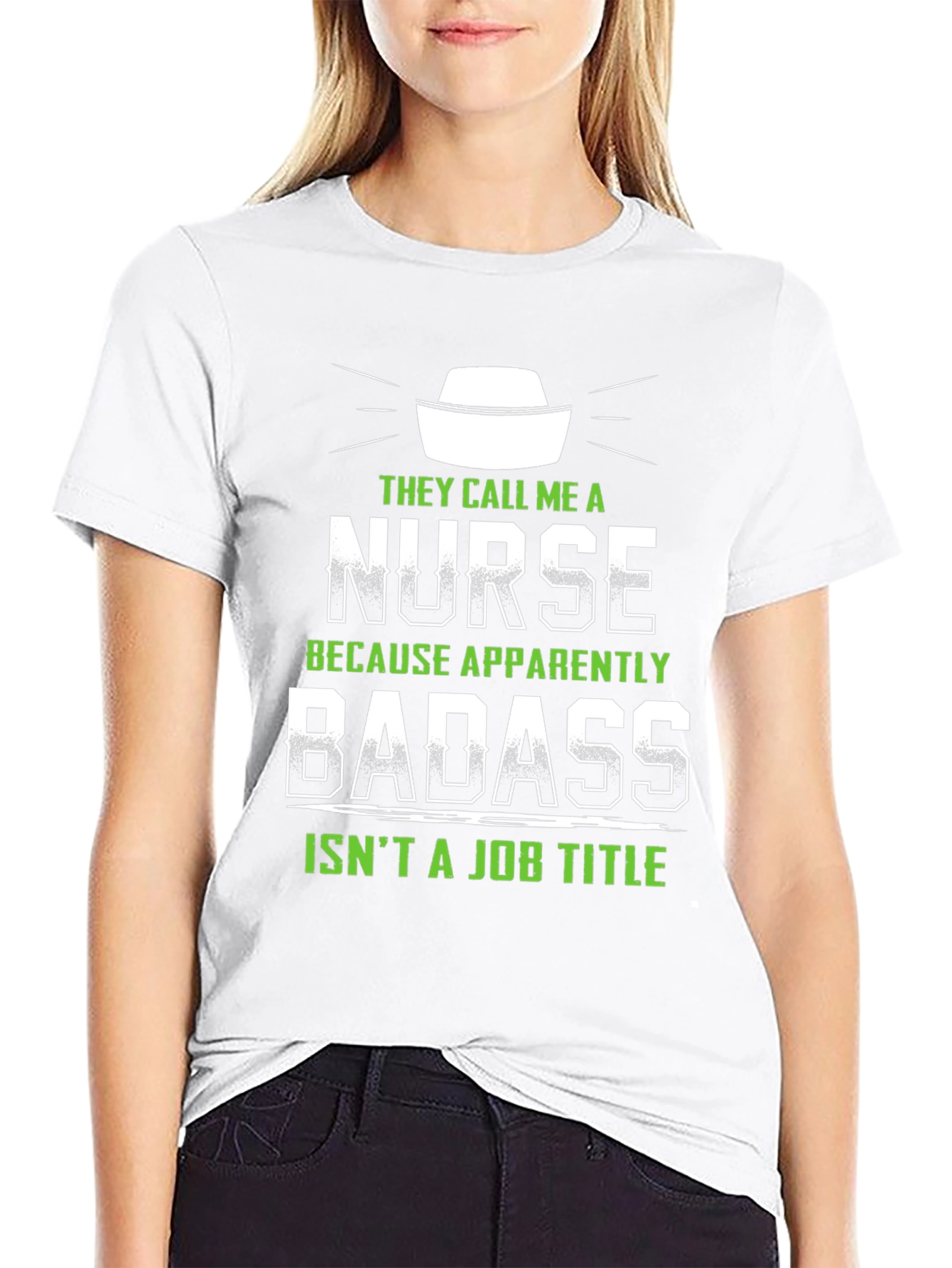 Nurse Badass Job Title T-Shirt
