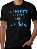 Skiing T-Shirt - Auf die Piste Mountain Design