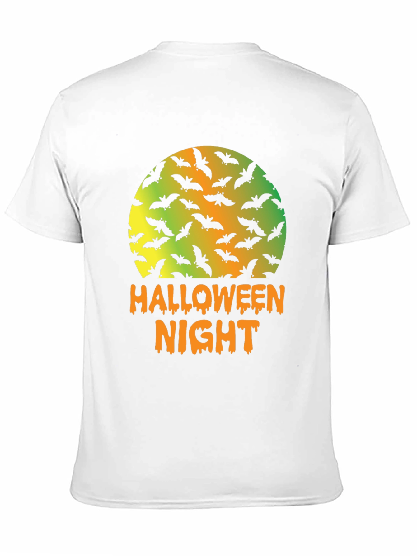 Halloween Night Bats Graphic T-Shirt