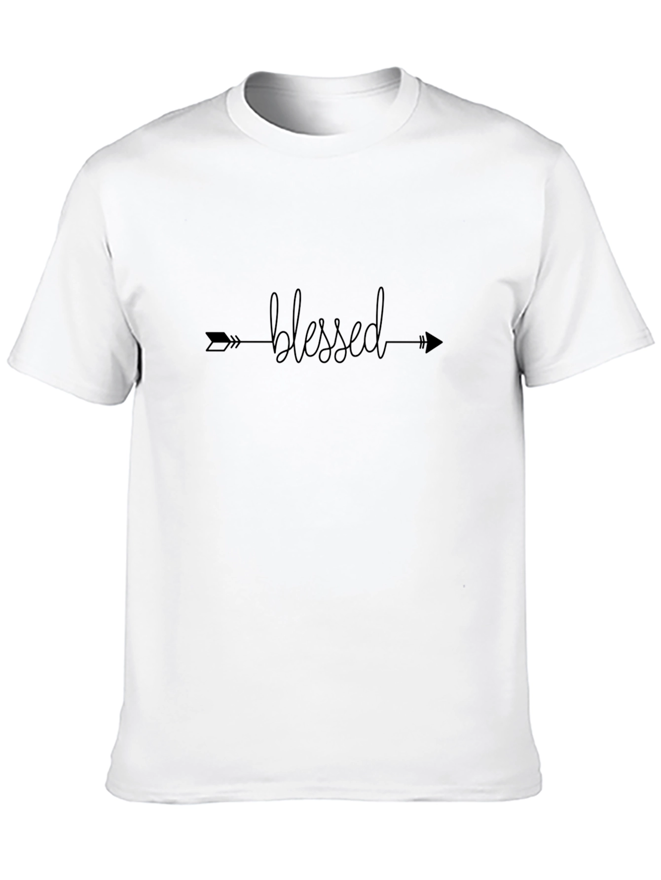Blessed Arrow Graphic Black T-Shirt