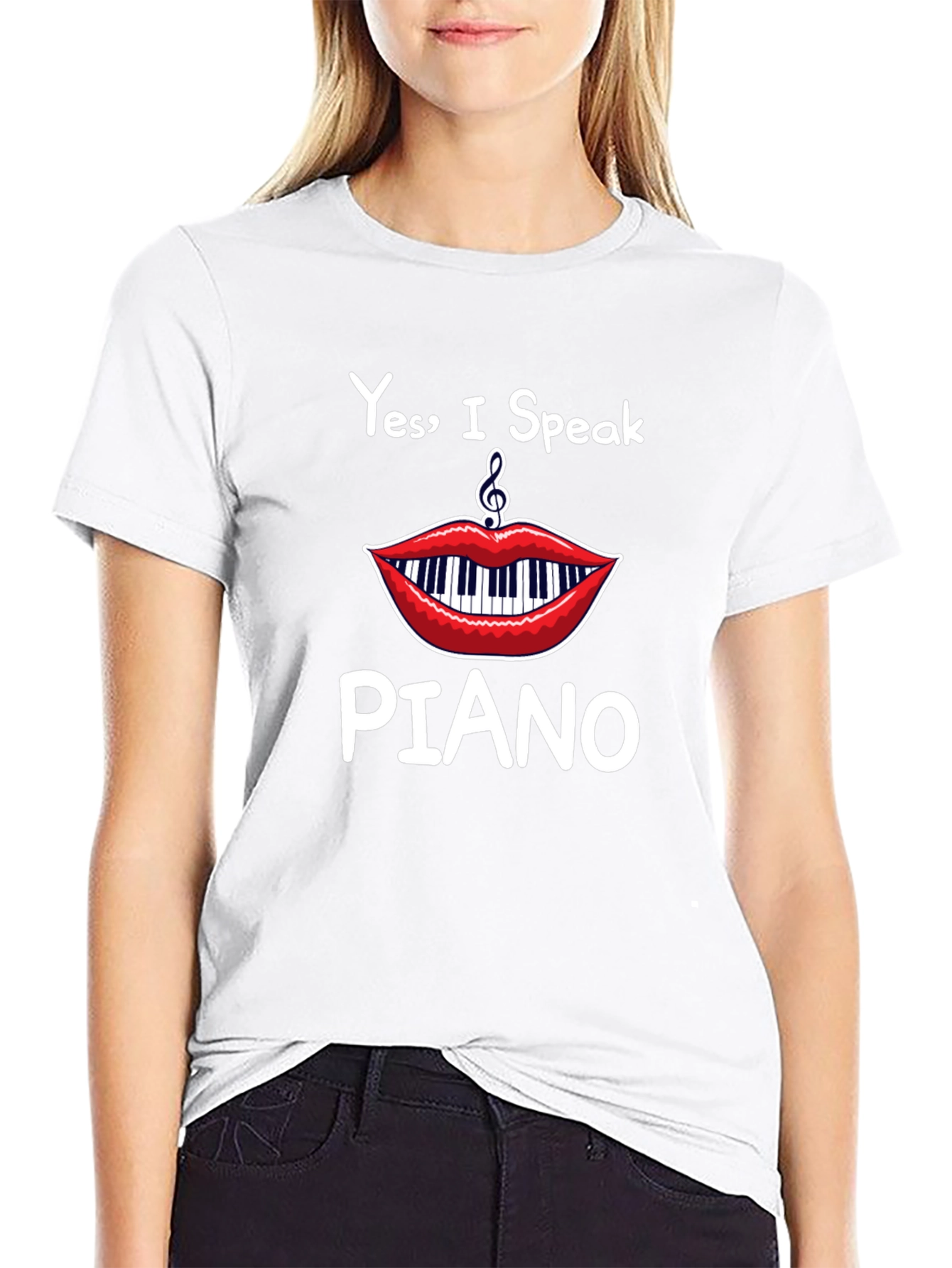 Yes I Speak Piano T-Shirt - Musician Apparel