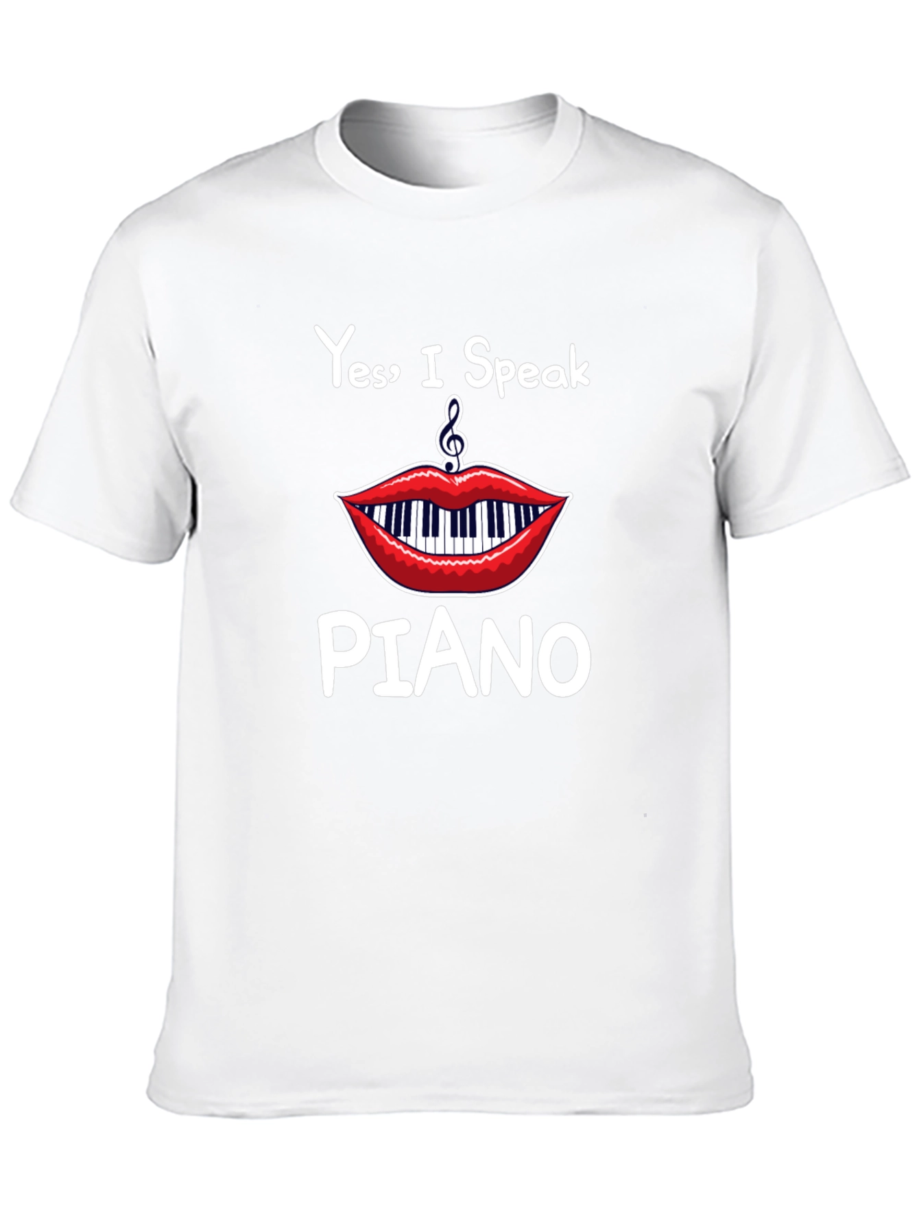 Yes I Speak Piano T-Shirt - Musician Apparel
