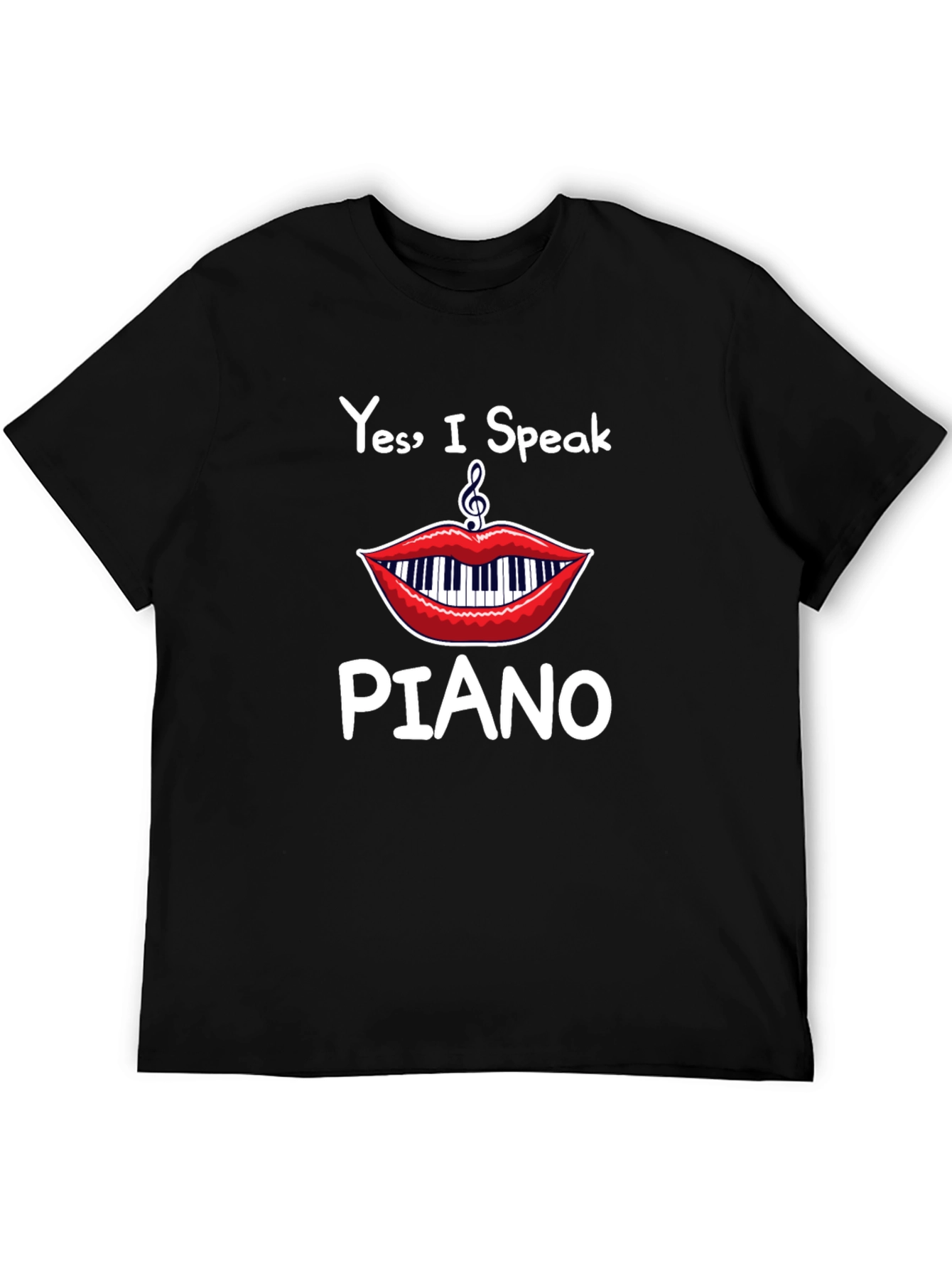 Yes I Speak Piano T-Shirt - Musician Apparel